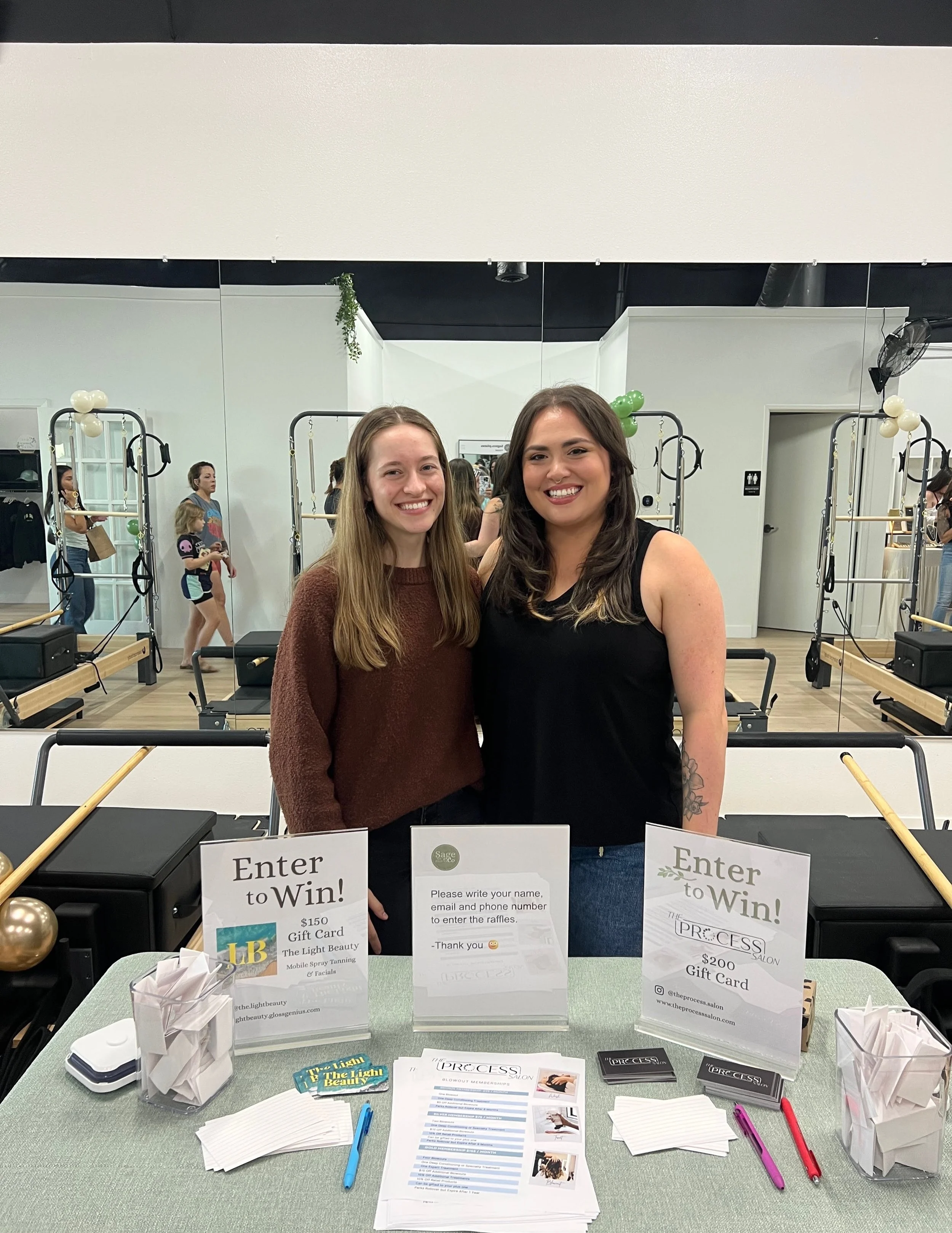 We had such a wonderful time at the @sageco.pilates open house yesterday and got to meet lots of wonderful new people as well as other local vendors! 

@ali_anddough 

If you got to meet us there you may have seen and signed up for our raffle giving 