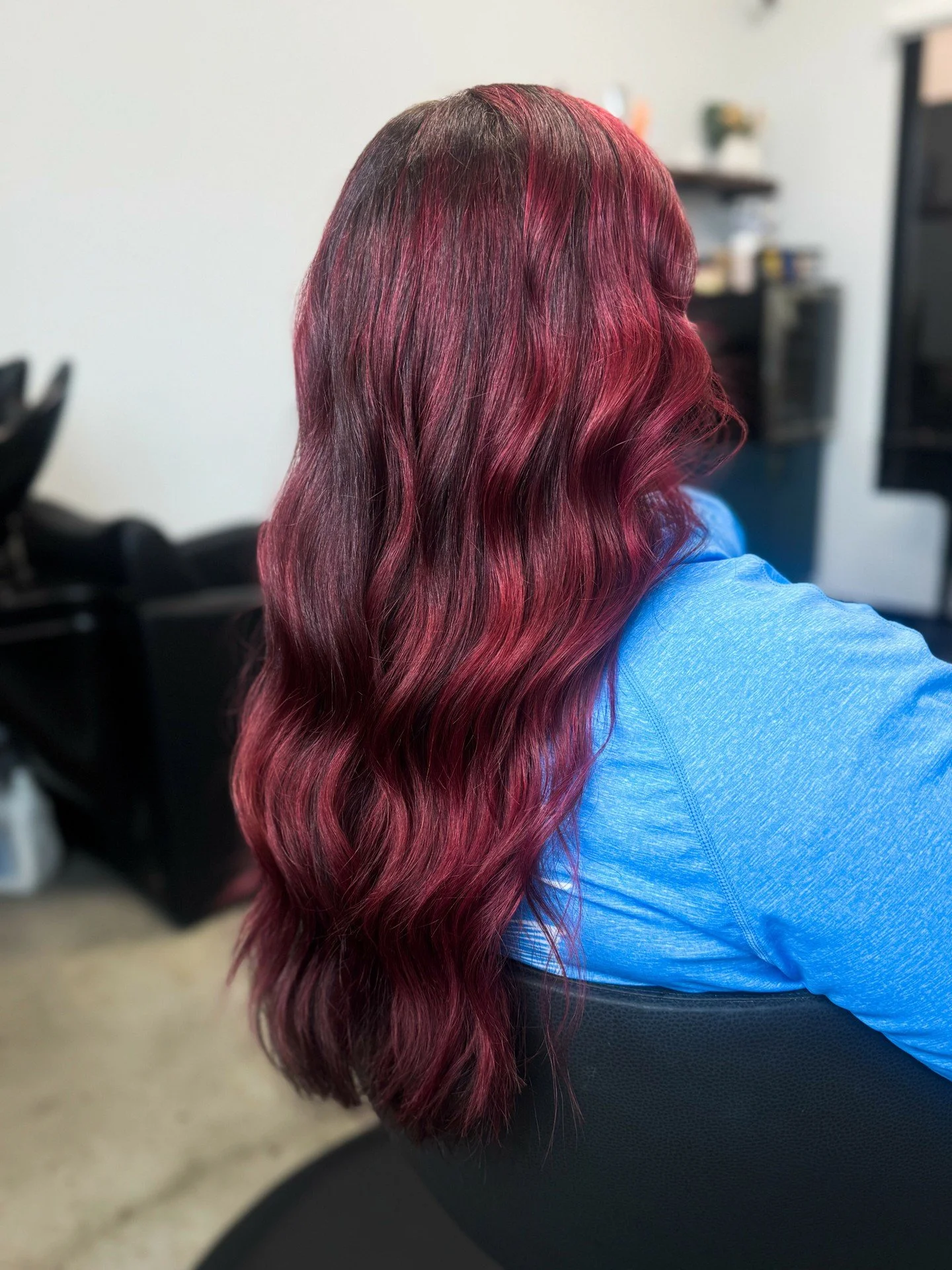Balayage isn't a color. It's a technique. ❤️

When most people hear &ldquo;balayage,&rdquo; they picture blonde. But the same thoughtful placement can be used with vivid shades to create depth and movement in a completely different way.

It's all abo