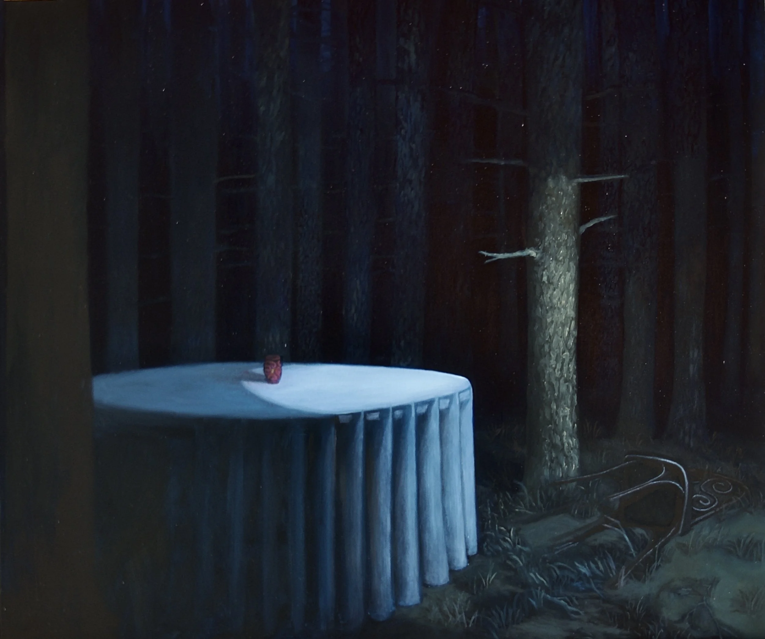 Restaurant. oil on canvas, 48" x 60" 2024.