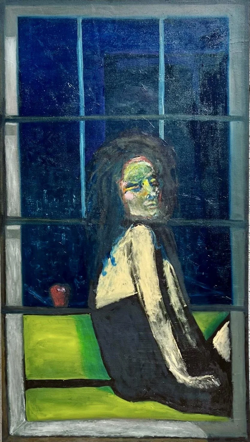 In The Light. oil on canvas, 60" x 34" 2023.