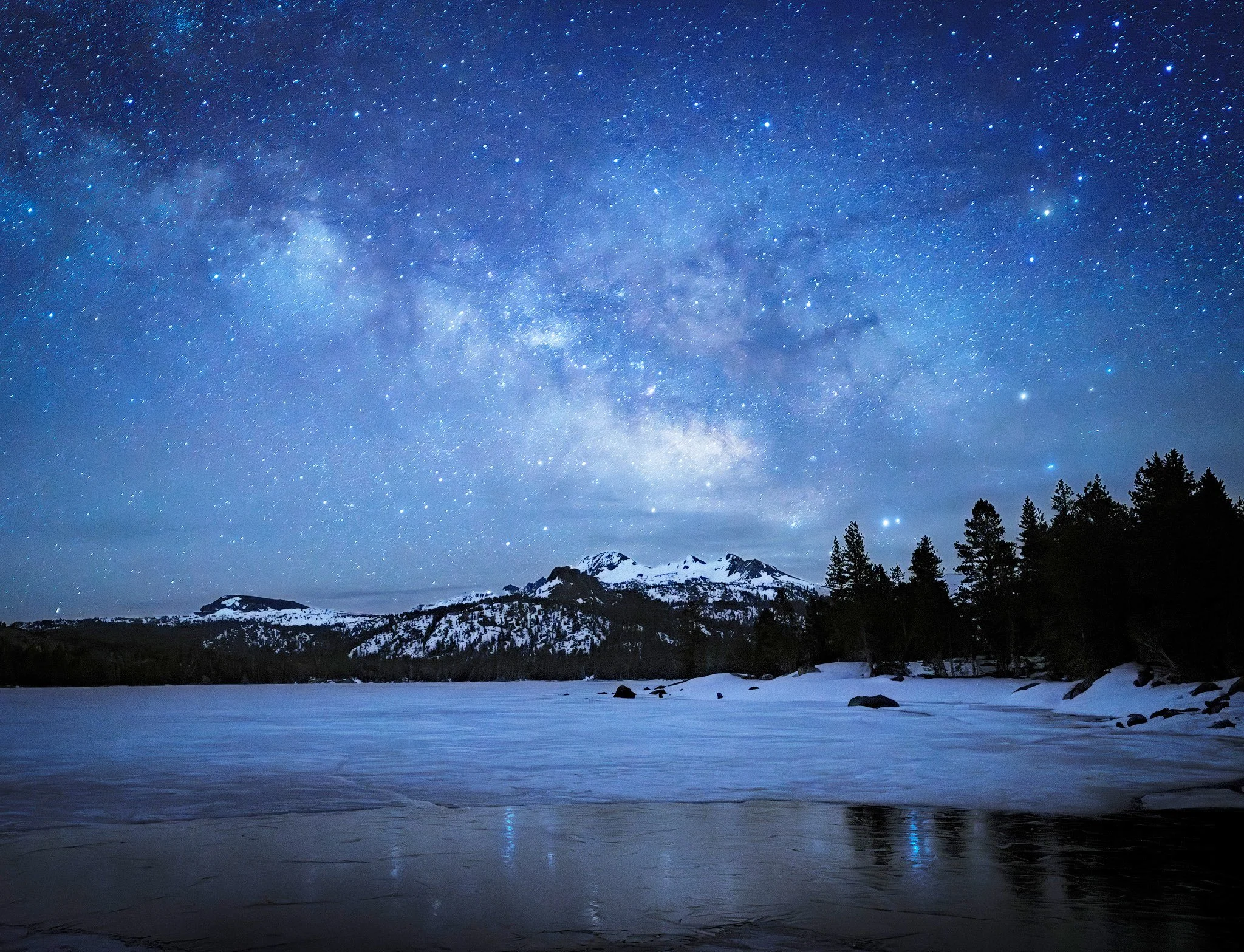 Caples Lake Milky Way
