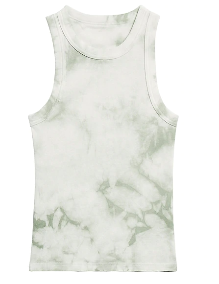 Fitted Tie-Dye Ribbed Tank 