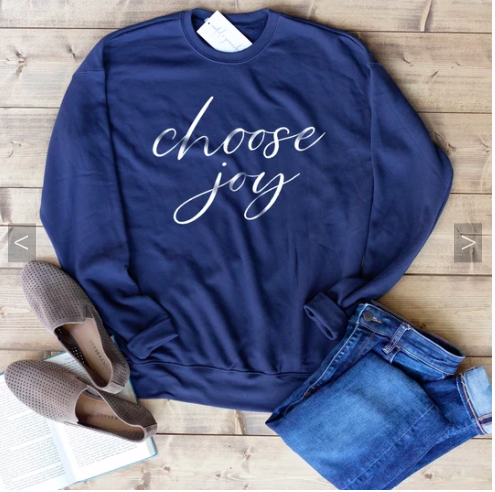 choose joy rooted + grounded sweatshirt