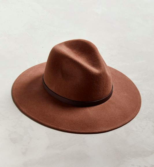 Wide brim fedora 