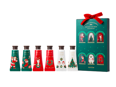 Innisfree holiday perfumed hand cream miniature set