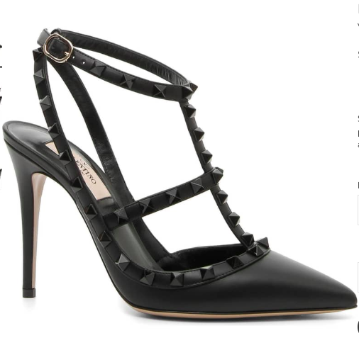 Valentino Garavani Rockstud Noir Heels