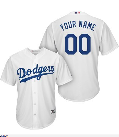 Dodgers custom jersey