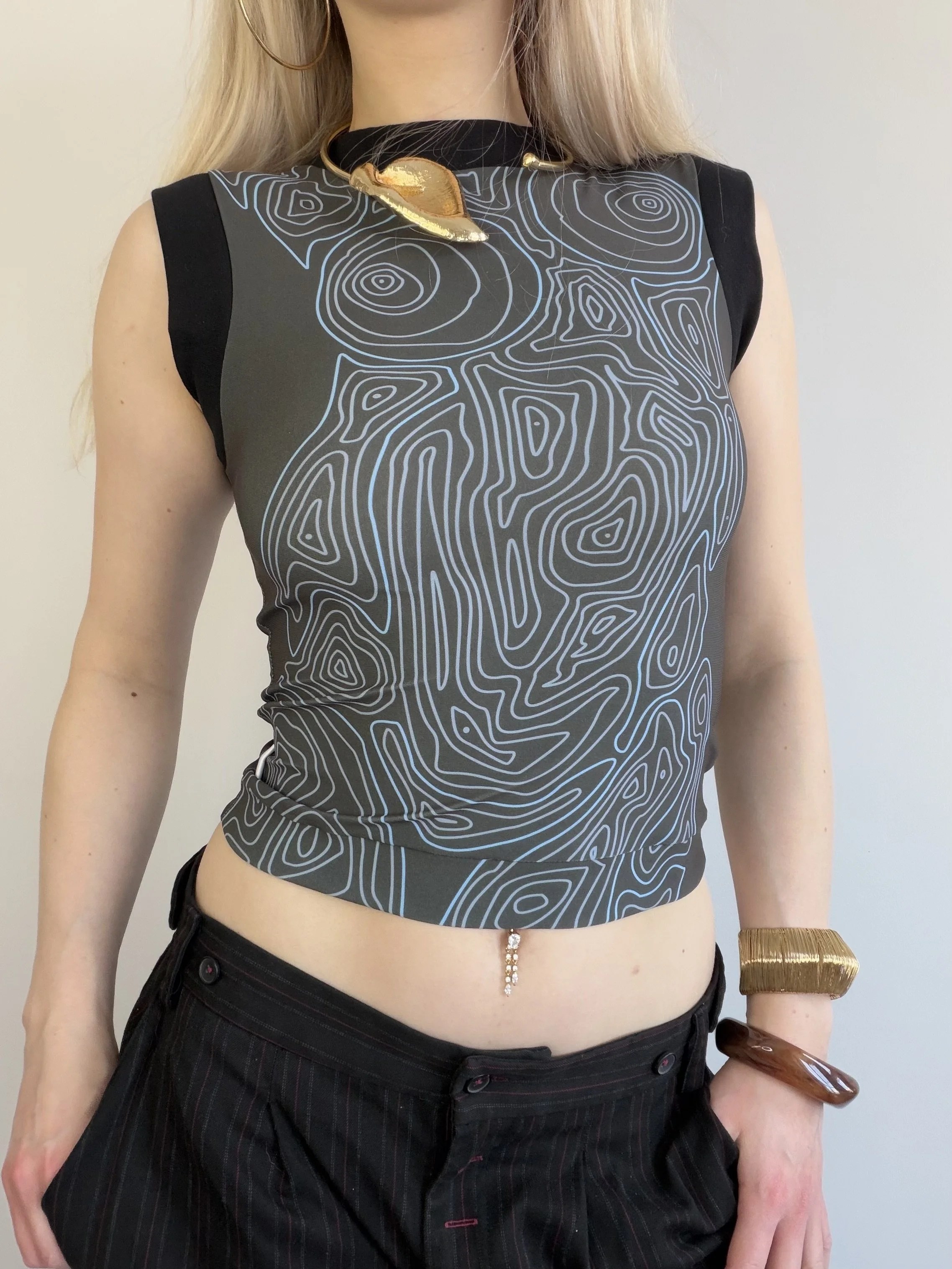 The Grey Hannah High Neck Top