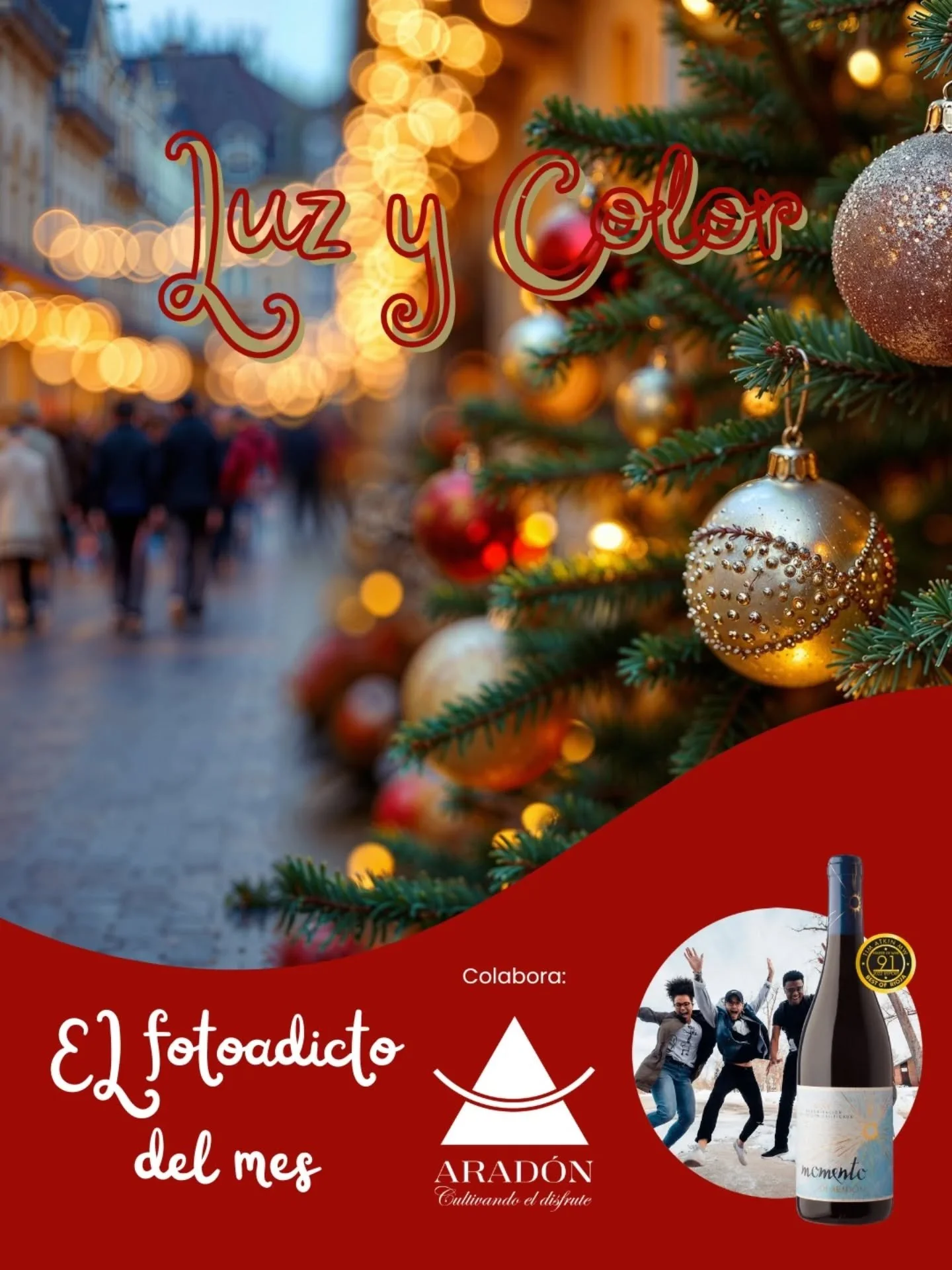 📸✨ &iexcl;NUEVA TEM&Aacute;TICA DEL MES!
El concurso m&aacute;s esperado por todos los amantes de la fotograf&iacute;a sigue su curso:
📷 &iexcl;El FotoAdicto del Mes!

&iquest;Preparado para capturar la magia de la luz y el color de diciembre? 💡🌈