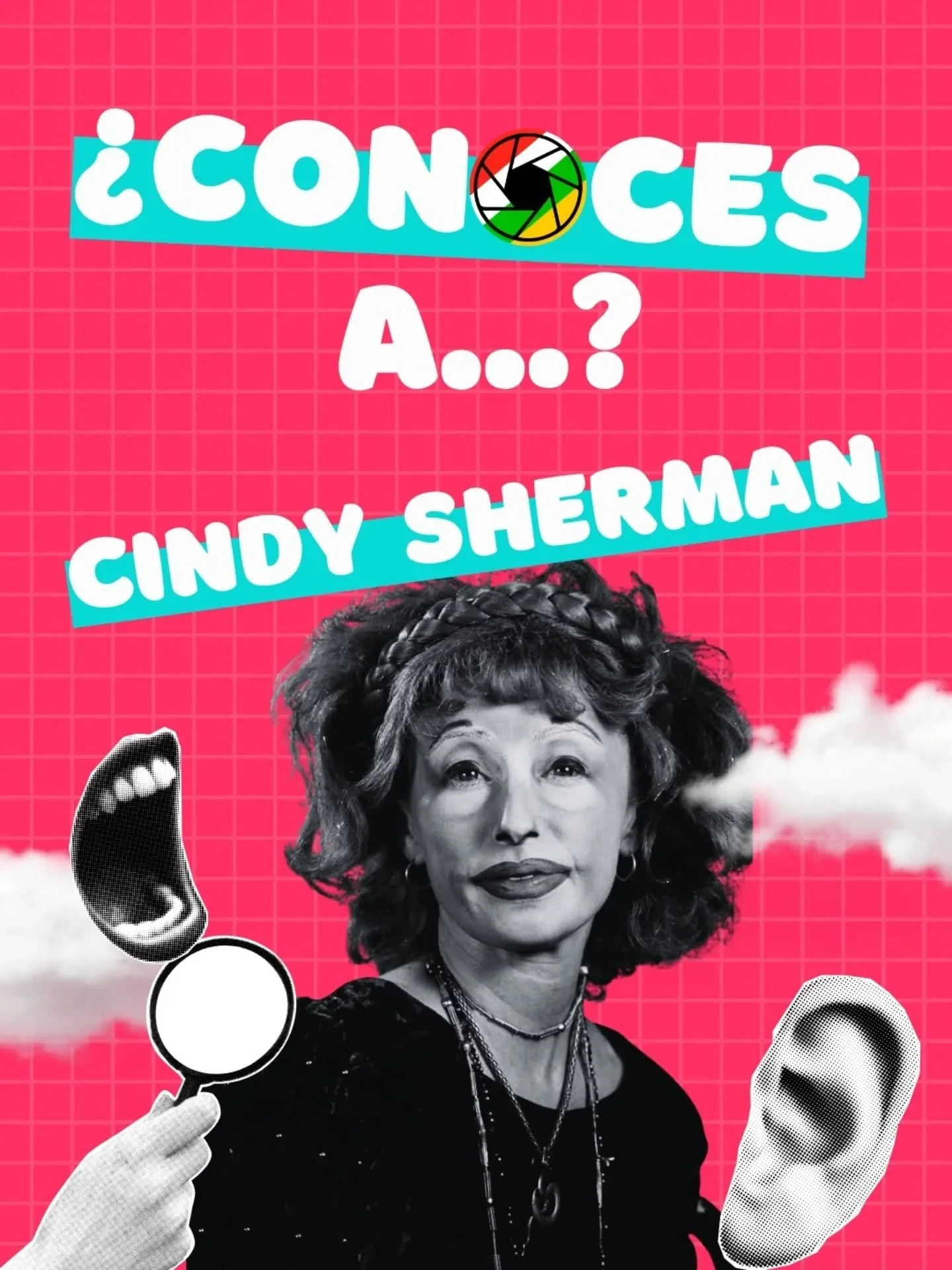 &iquest;Conoces a Cindy Sherman? 📷✨
Es una de las artistas m&aacute;s influyentes del arte contempor&aacute;neo y la fotograf&iacute;a conceptual. Con su c&aacute;mara, Sherman explora la identidad, los roles sociales y los estereotipos que moldean 