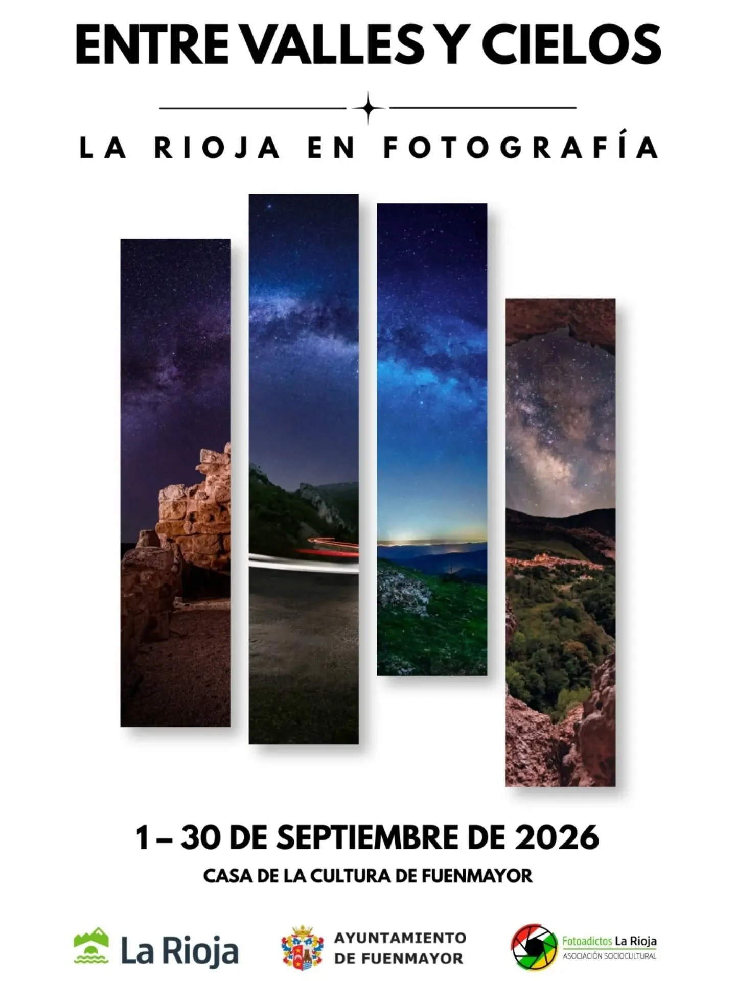 📸 ENTRE VALLES Y CIELOS: LA RIOJA EN FOTOGRAF&Iacute;A

La Rioja tiene muchas formas de ser mirada. Y nosotros queremos ense&ntilde;arte algunas de ellas. ✨

Del 1 de septiembre al 30 de octubre, la Casa de la Cultura de Fuenmayor acoger&aacute; nue