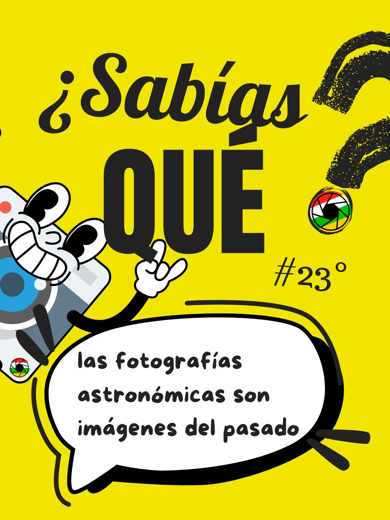 🌌 &iexcl;Volvemos con nuestros &laquo;&iquest;Sab&iacute;as que&hellip;?&raquo;!

Despu&eacute;s de un tiempo, recuperamos esta secci&oacute;n con una curiosidad que nos recuerda lo incre&iacute;ble que es la fotograf&iacute;a: cuando fotografiamos 