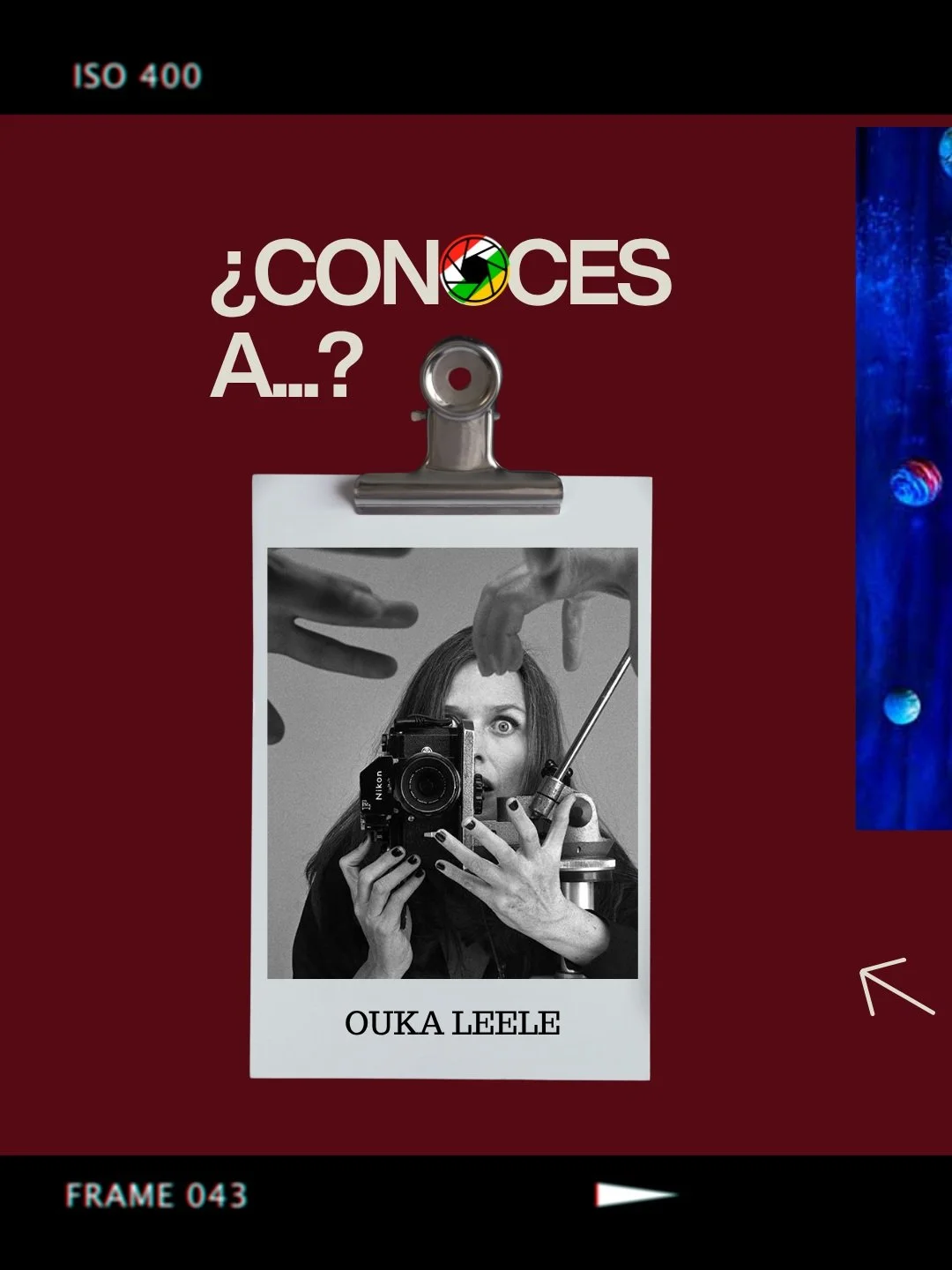 🎨 Ouka Leele: cuando la fotograf&iacute;a se convierte en poes&iacute;a. 📸✨

Figura clave de la Movida madrile&ntilde;a, Ouka Leele cre&oacute; un universo visual &uacute;nico donde la fotograf&iacute;a, la pintura y la imaginaci&oacute;n se unen p