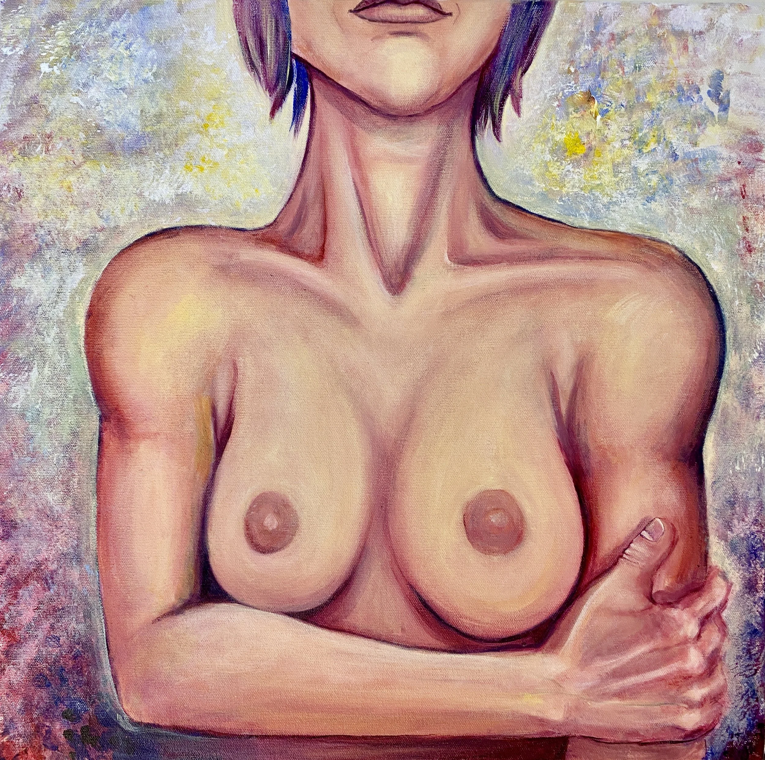 Open Heart - 20"x20" acrylic