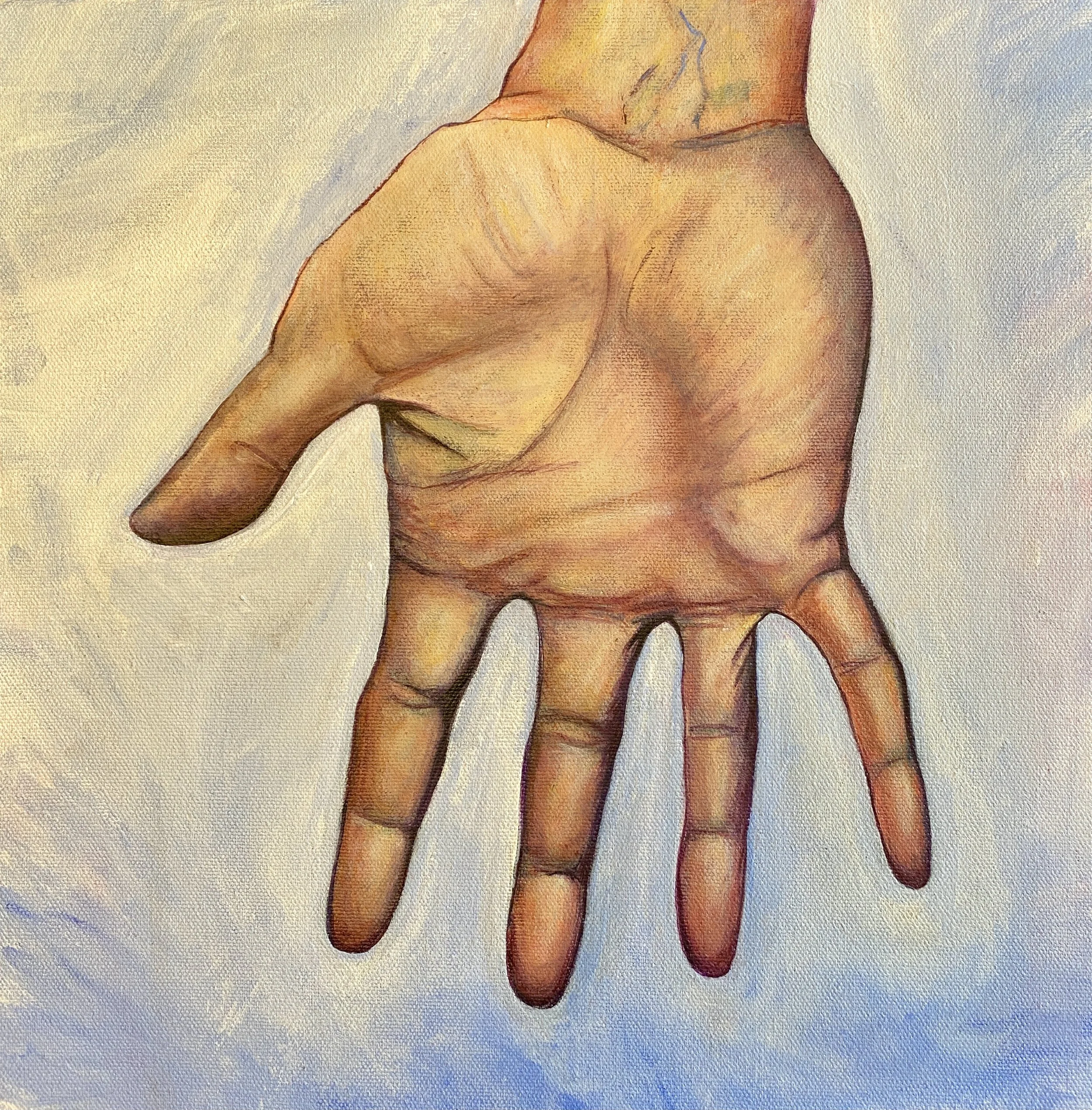 It's in Your Hands - 12"x12" acrylic