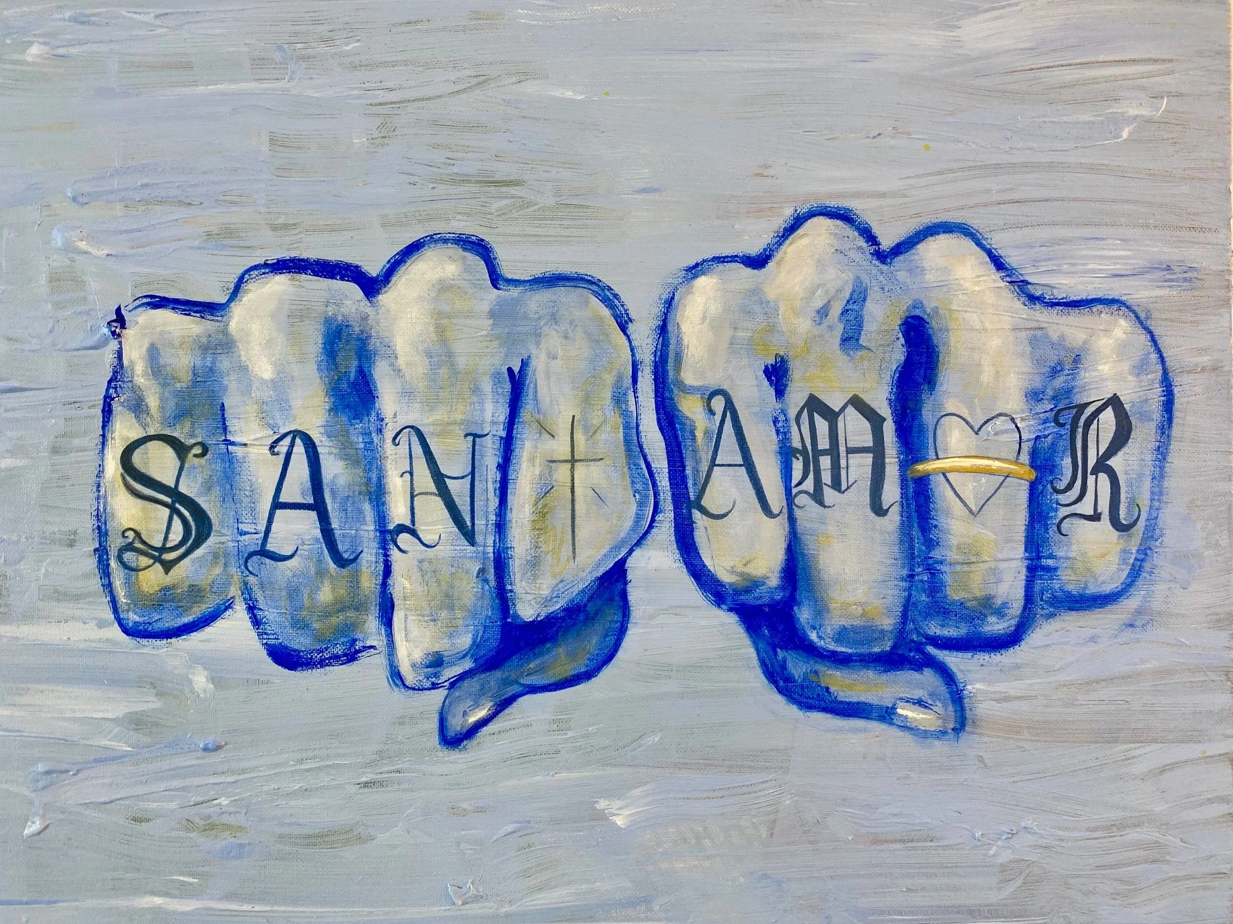 San Amor - 16x20" acrylic