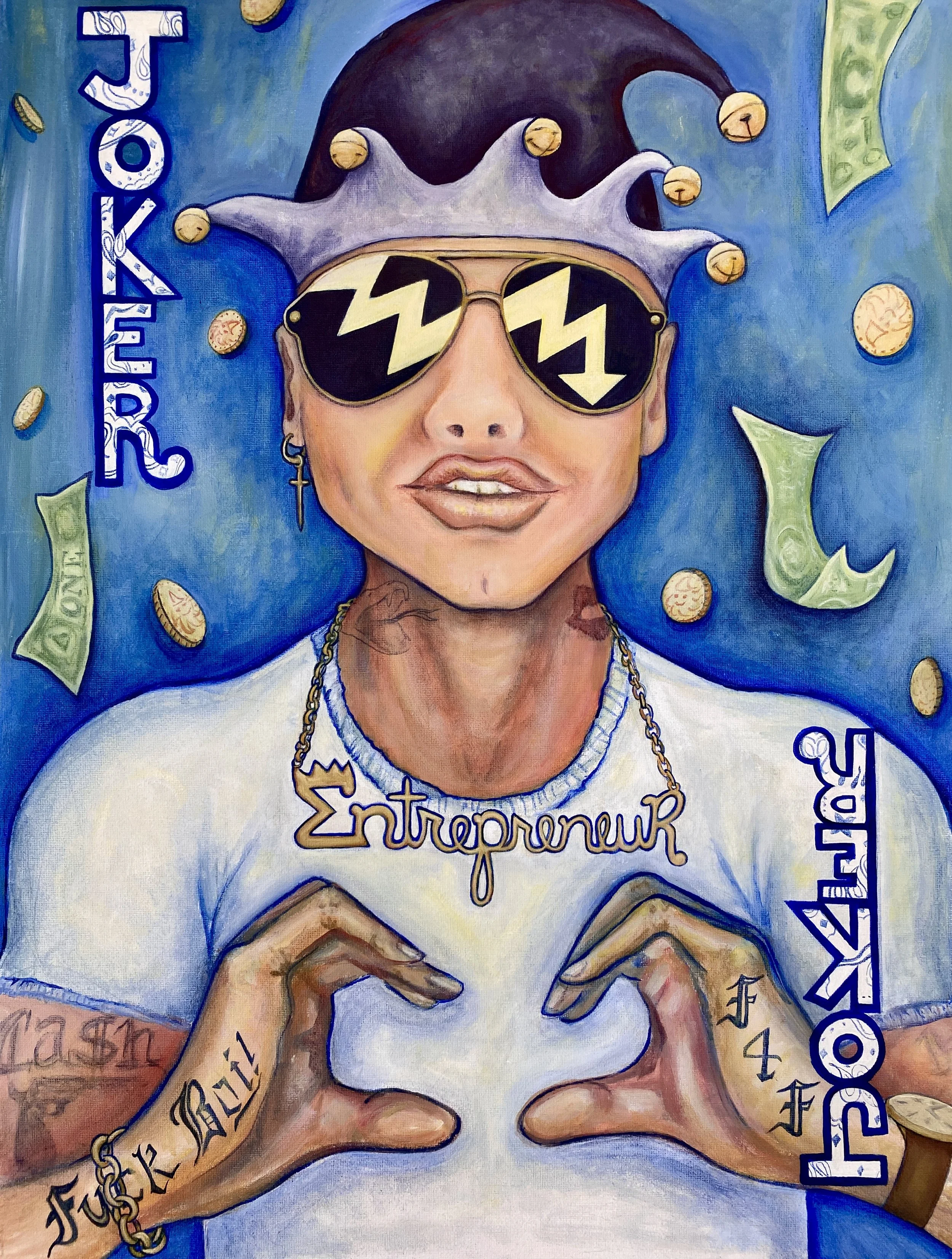 The Joker (aka The Baller) - 20"x16"