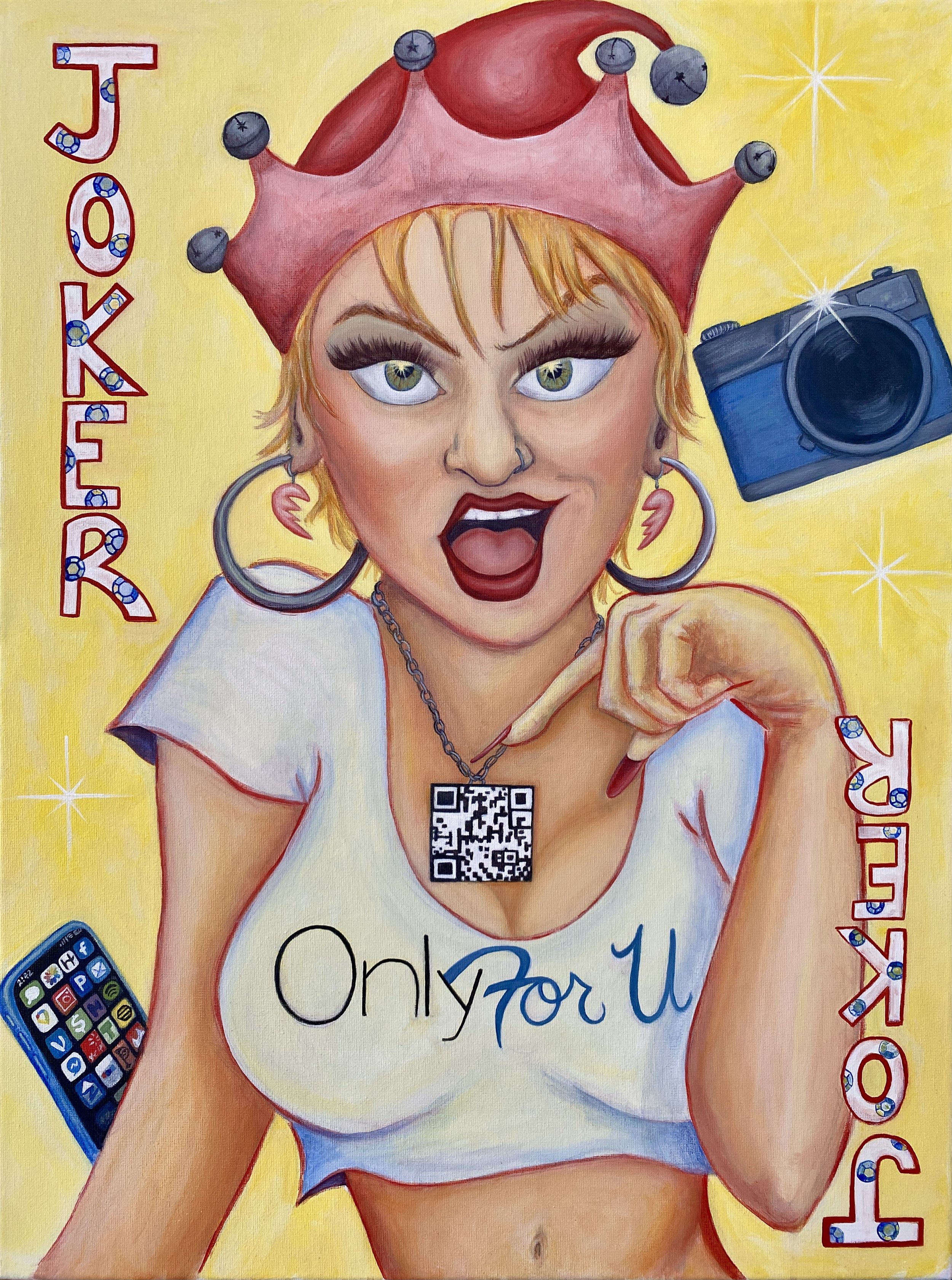 The Joker II (aka Only For U) - 20x16"