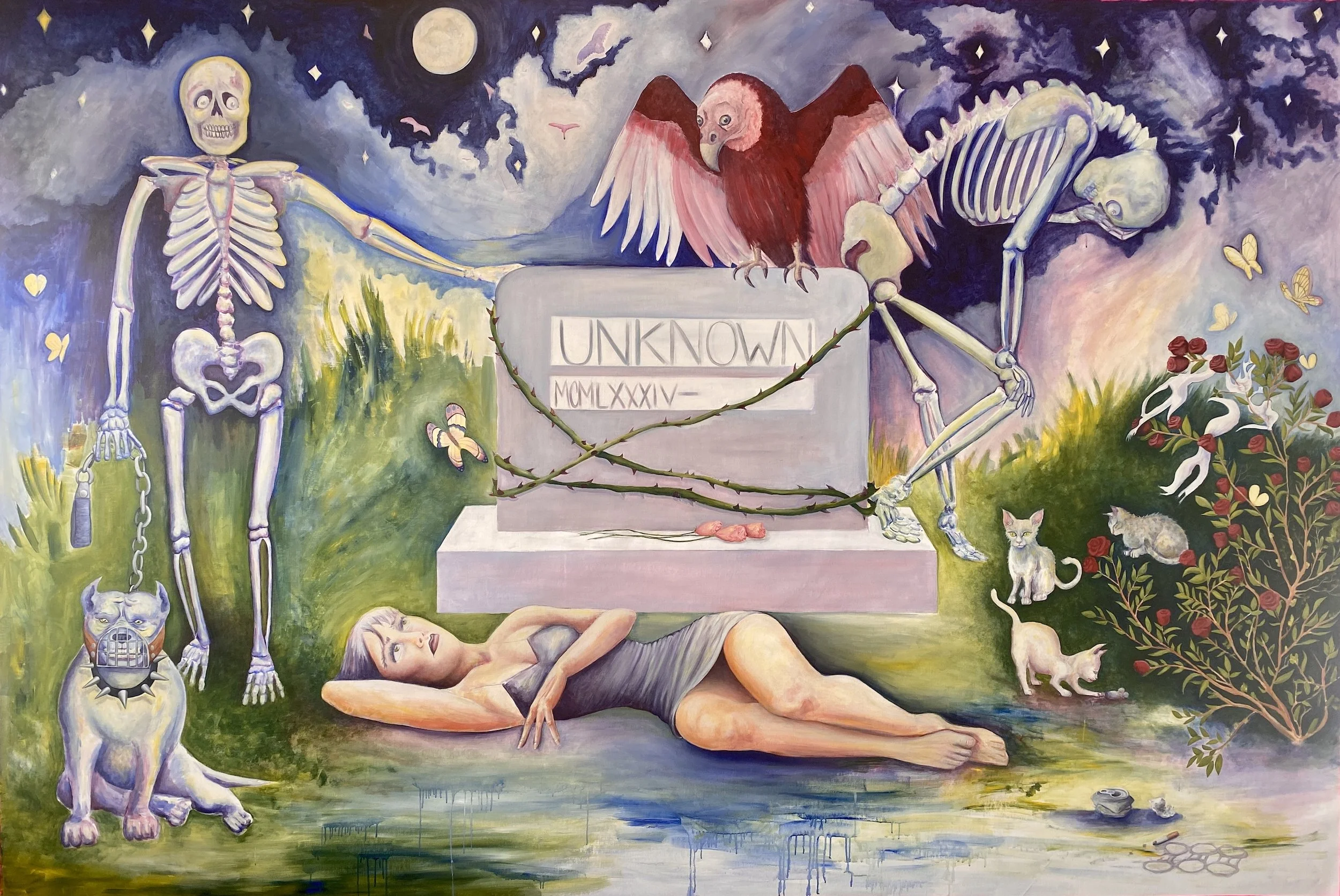 Living Dead (in-progress) - 7'x10'