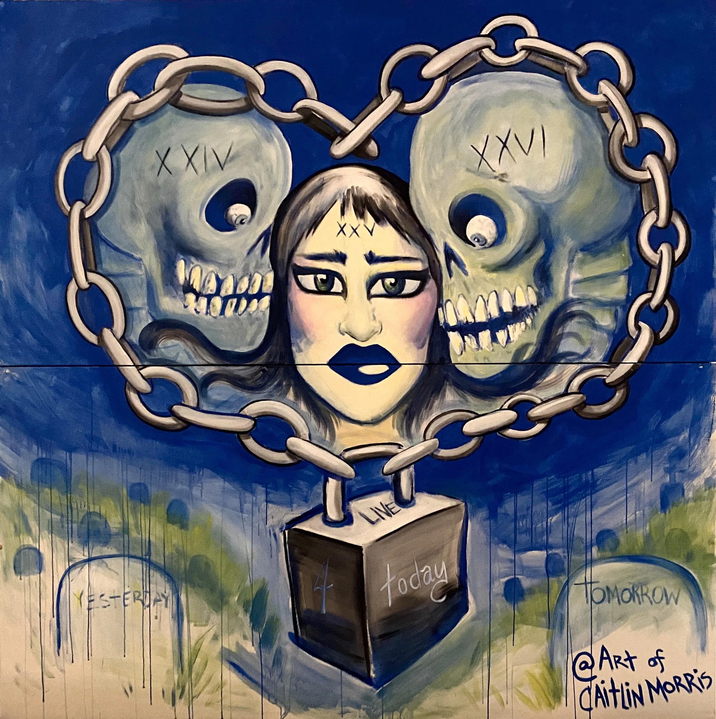 "Live 4 Today" - 8'x8' Mural