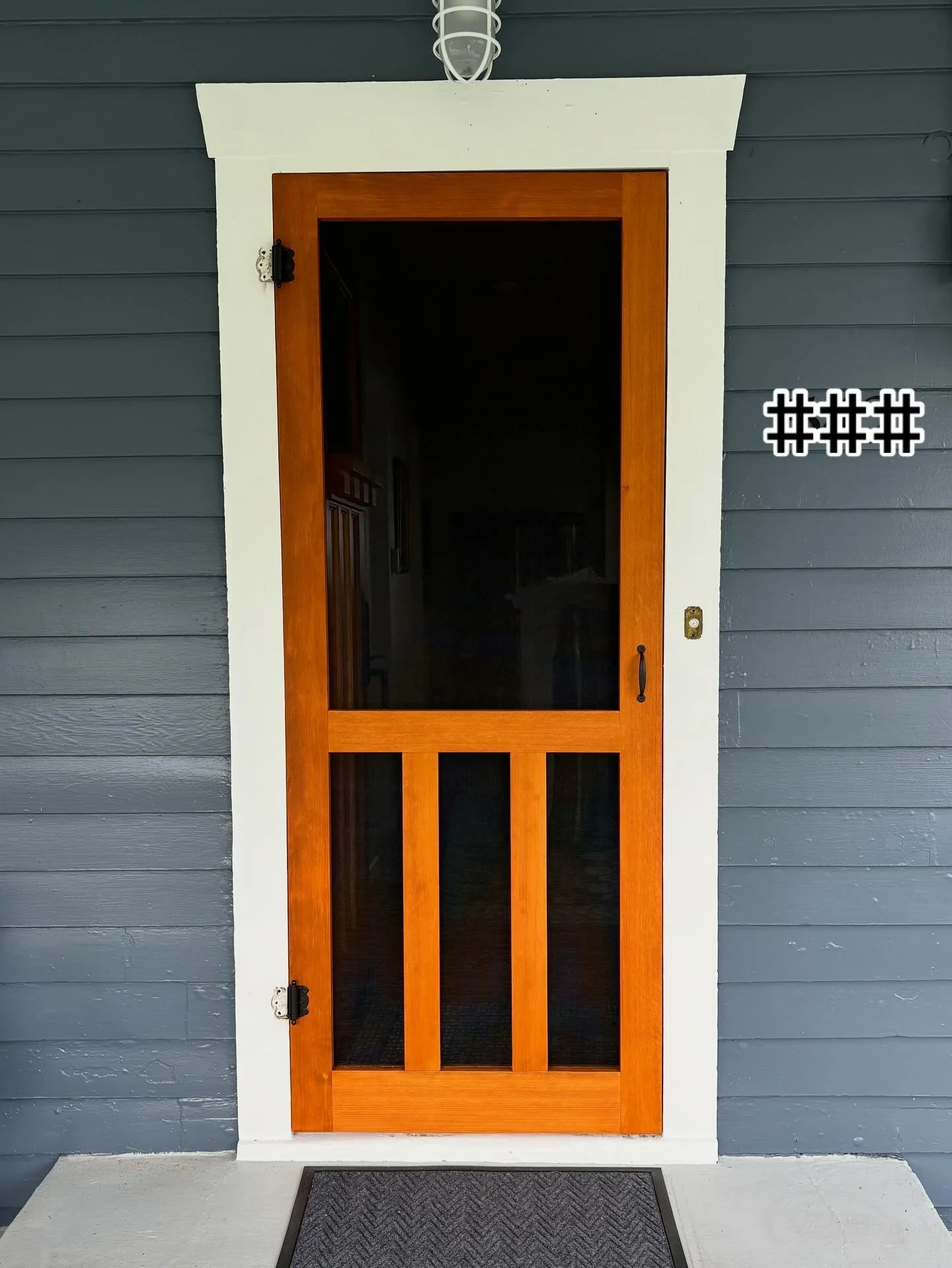 I was so grateful to be invited out to Port Orchard for this project. These homeowners reached out because they wanted to support a small business, and it meant a lot to me. Their beautiful home sits right on the water, and now they have a new screen