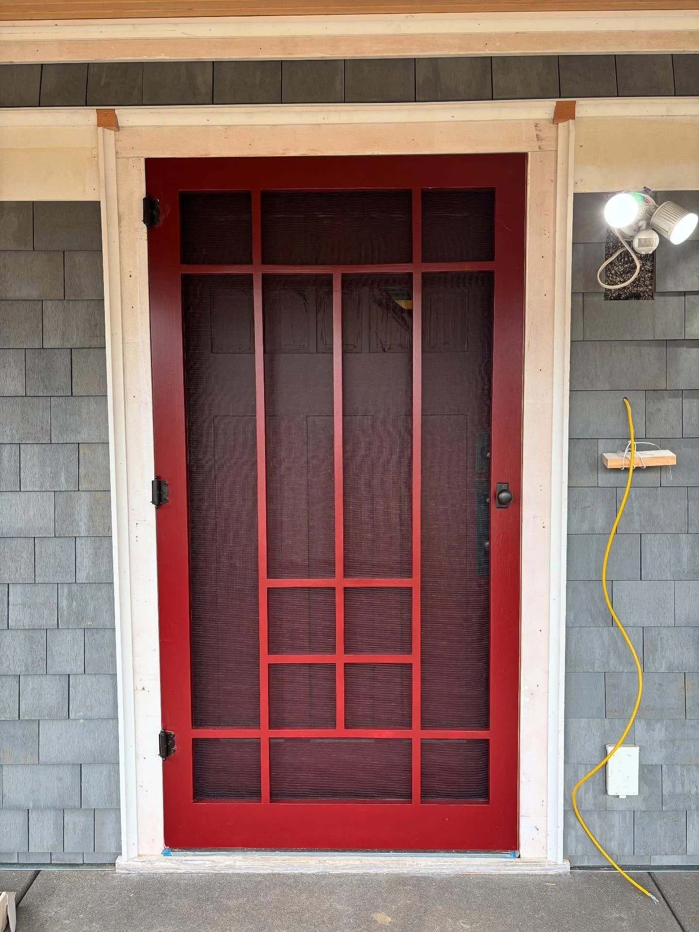 Swipe to the end to see the inspiration photo that sparked this bold and intricate design.
The homeowners shared this classic grid-style design with their contractor at the start of their remodel. I coordinated with the team to build and install the