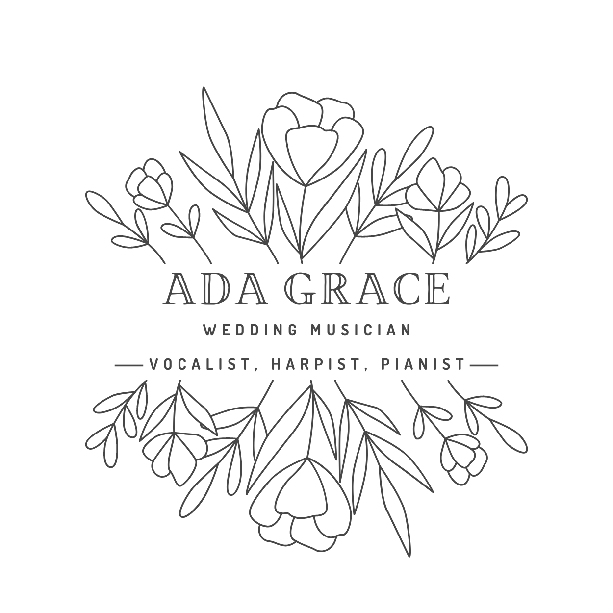 Ada Grace - Wedding Musician (Harpist, vocalist, pianist)