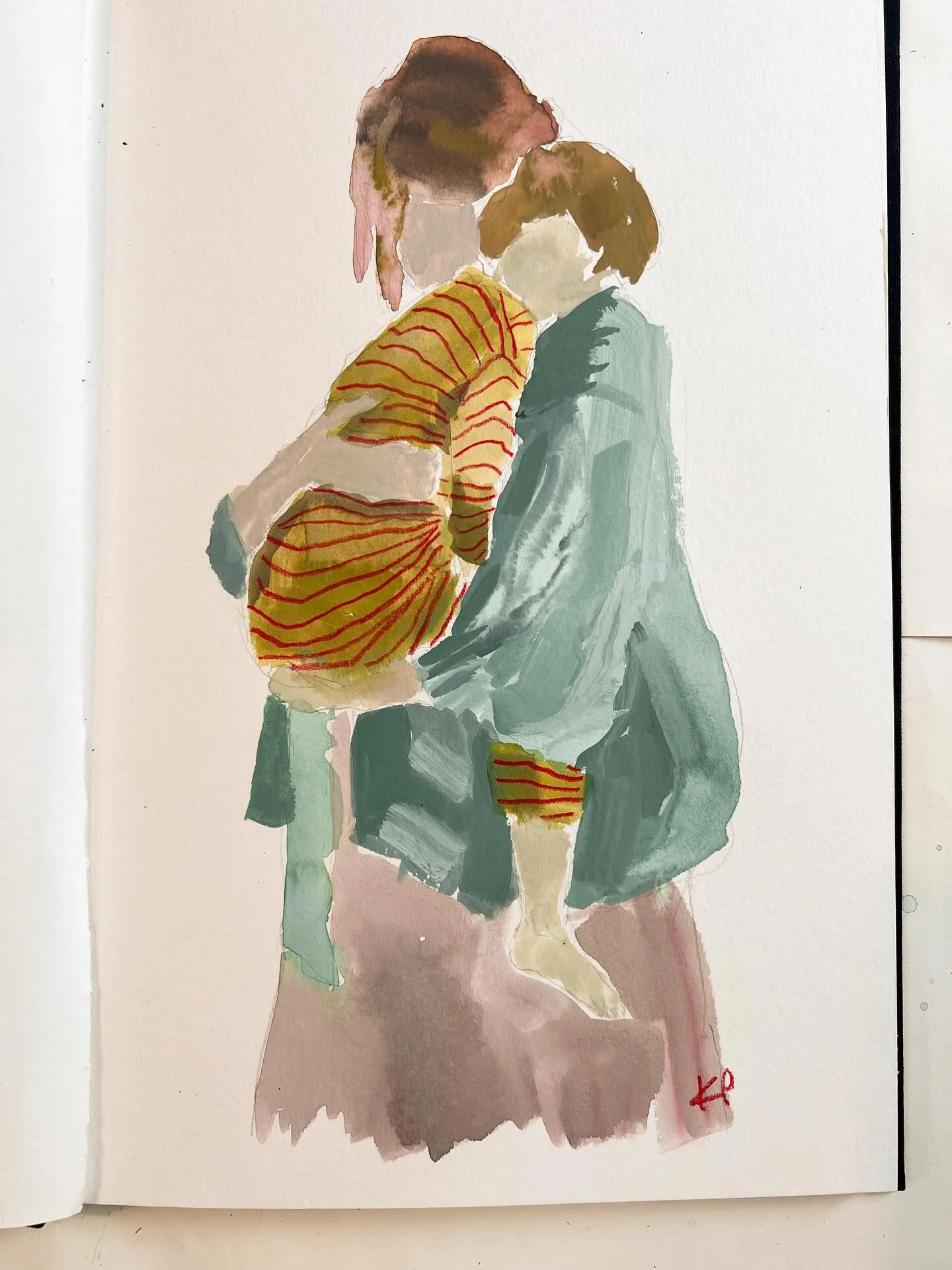 I forgot who recommended this book to me. I know it has to be someone, because I would never guess an interior design book would be jam packed with such inspiring color palette for paintings! It’s called The Color Scheme Bible. I pulled it out