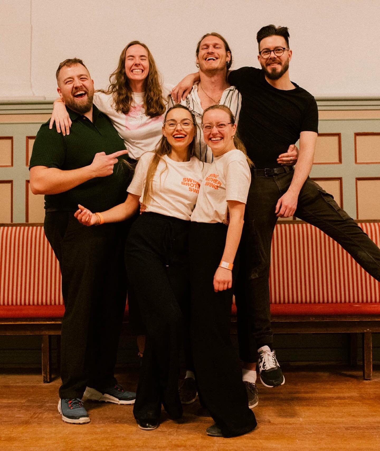 Hello! 👋🏻 We are the team putting together Swing Brother, Swing and we thought we should introduce ourselves! We are Anders, Hyulia, Ingrid, Ruben, Benjamin, Hannah, (and if you swipe you&rsquo;ll meet our newest member Gunnhild!) 💖 We are a group