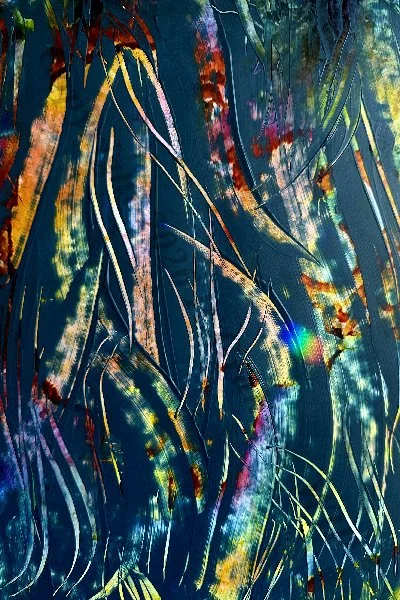 Pond Reeds, 8x10, Acrylic on paper, 2026