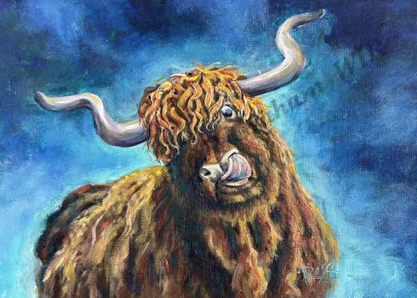 Cowlick, 11x14, Acrylics, 2026