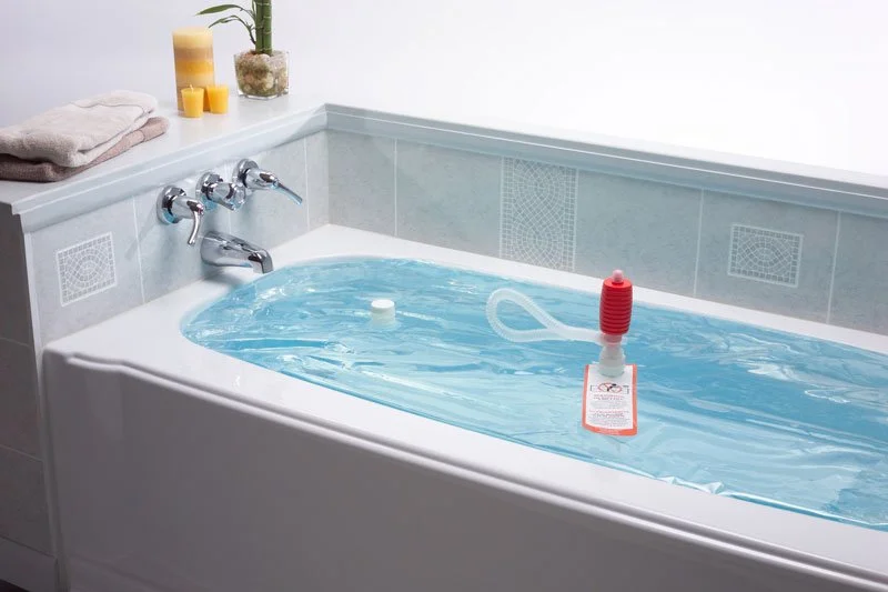 WaterBOB in the tub holding water for that hurricane!