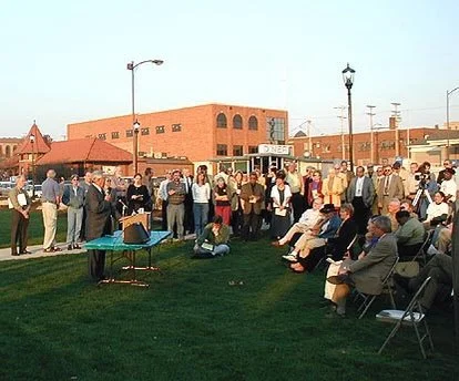 Flat Branch Park dedication ceremony
