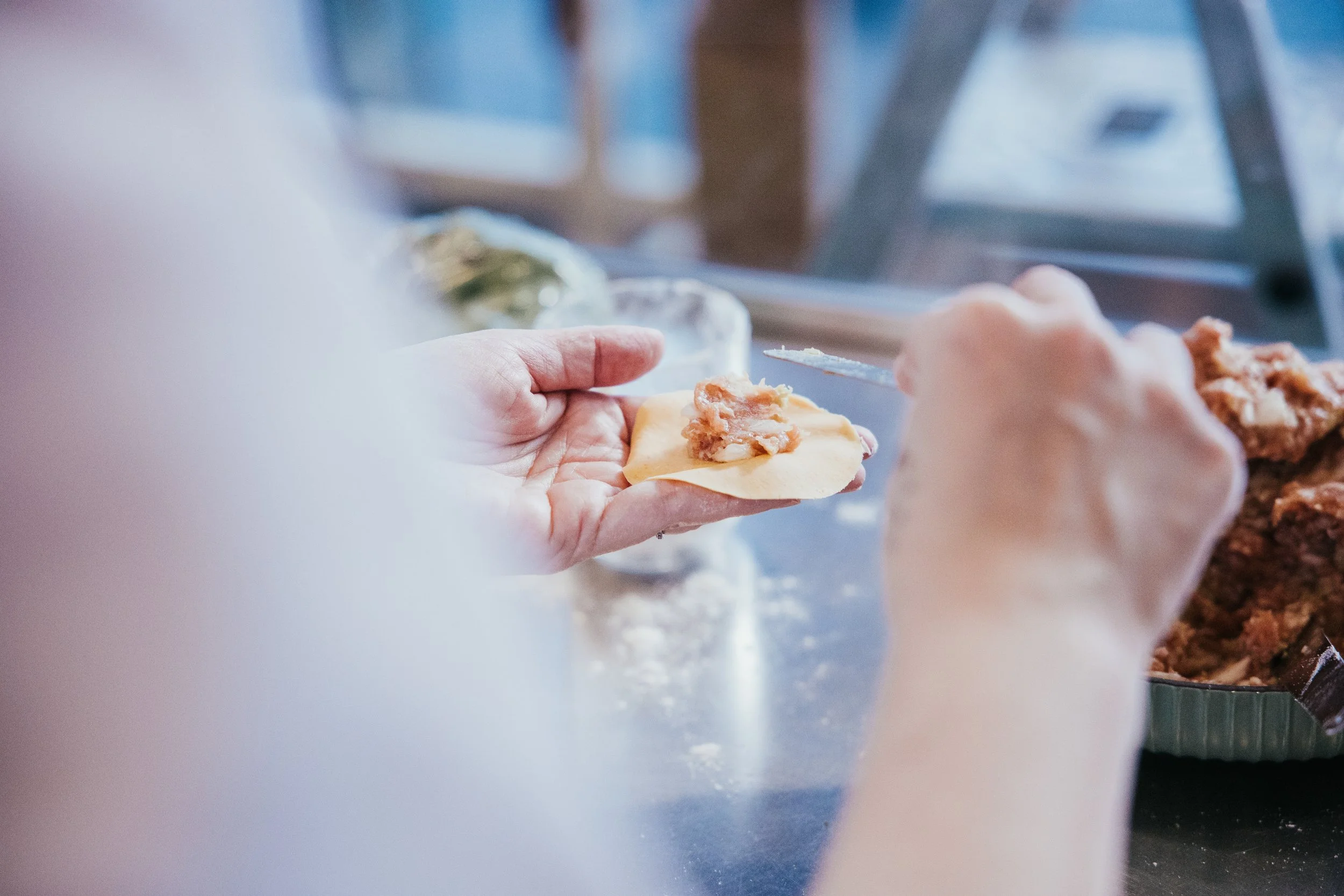 dumplings faits main