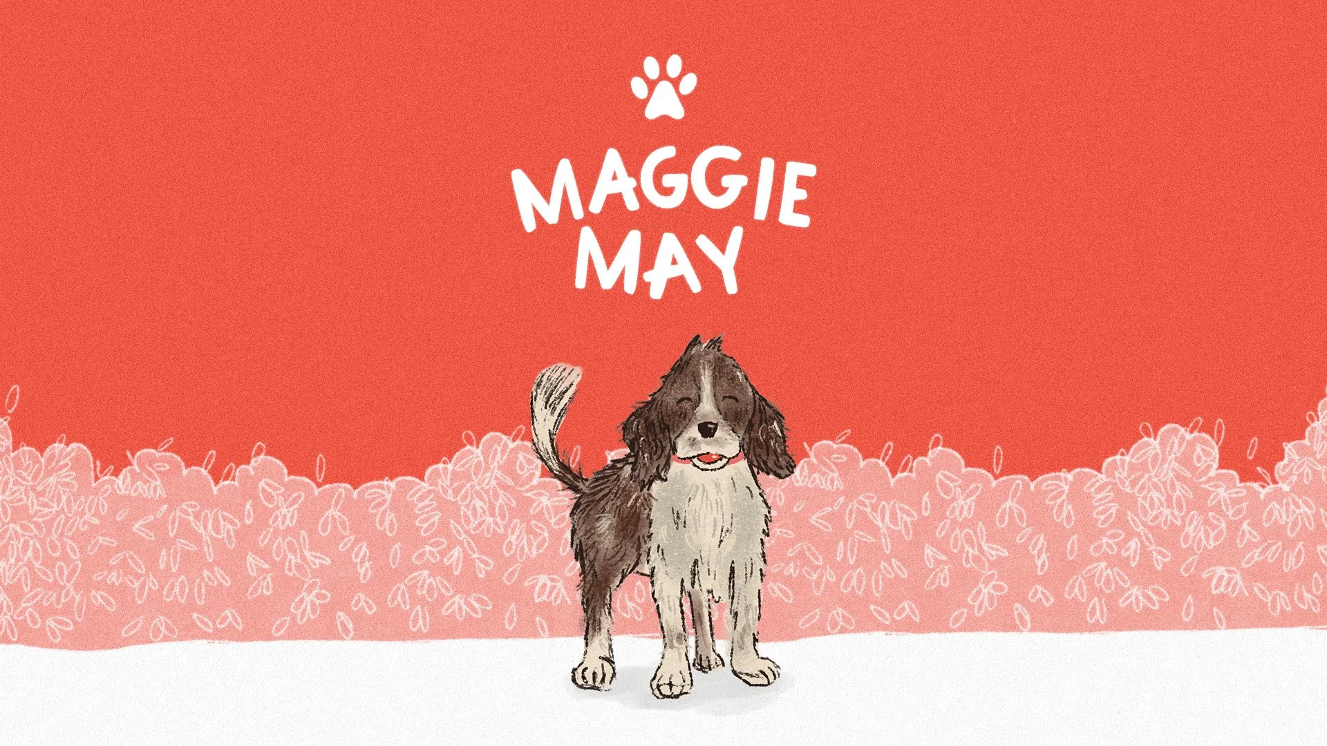 Maggie May, MSPCA, SPCA, Malta, animal sanctuary, adoption story, activity book, illustration for children, children, nature, dog, animals, rehome, illustrator, malta, graphic designer, booklet, print design, branding, graphic design