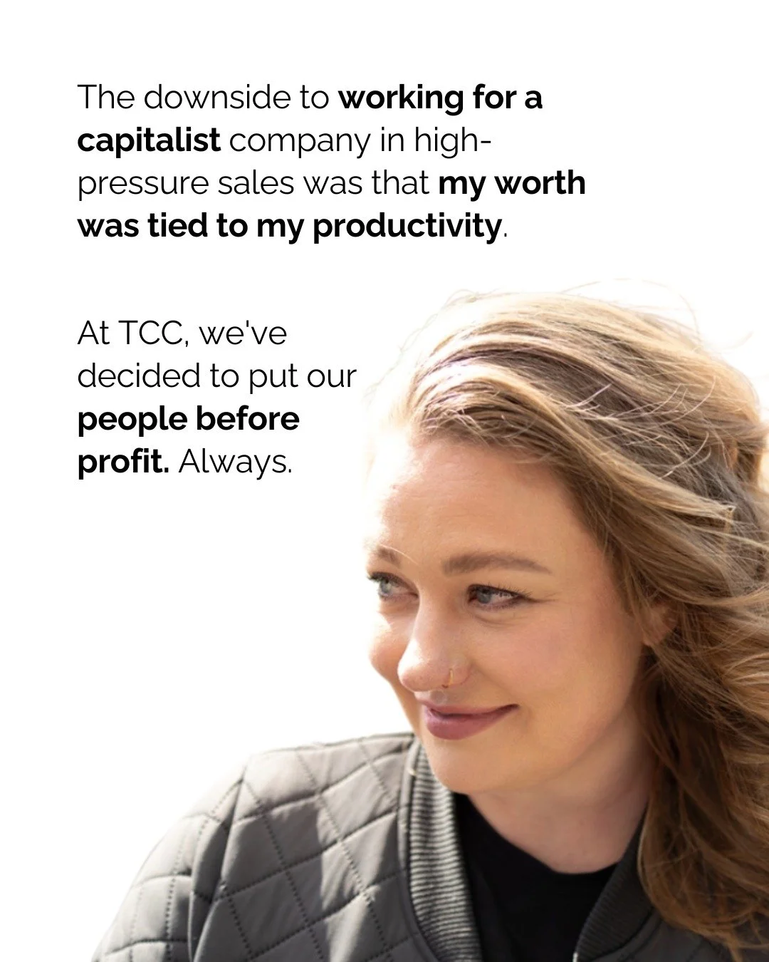 We&rsquo;re building a business with heart!

At The Cleaning Cooperative, every decision we make is rooted in our mission to empower our members and support our community. 

That mission is driven, in large part, by co-founder Hayley Postlethwaite - 