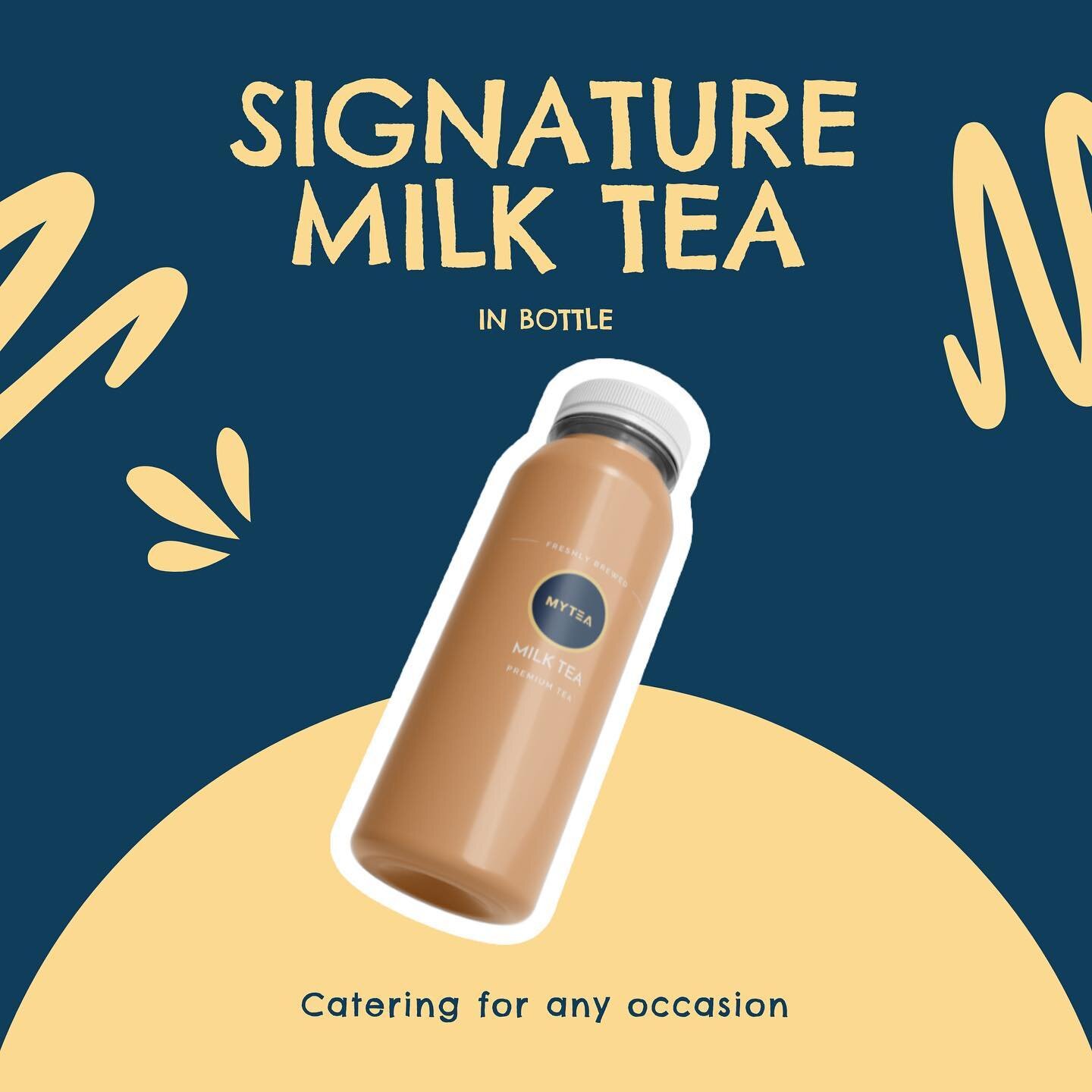 MyTea signature milk tea🧋is our most popular item on our menu. 🔵🟡

And this summer you can enjoy the milk tea with you in our Mytea bottle!⛱️☀️

Contact us for details!✉️

#catering #food #foodie #foodporn #wedding #cateringservice #instafood #eve