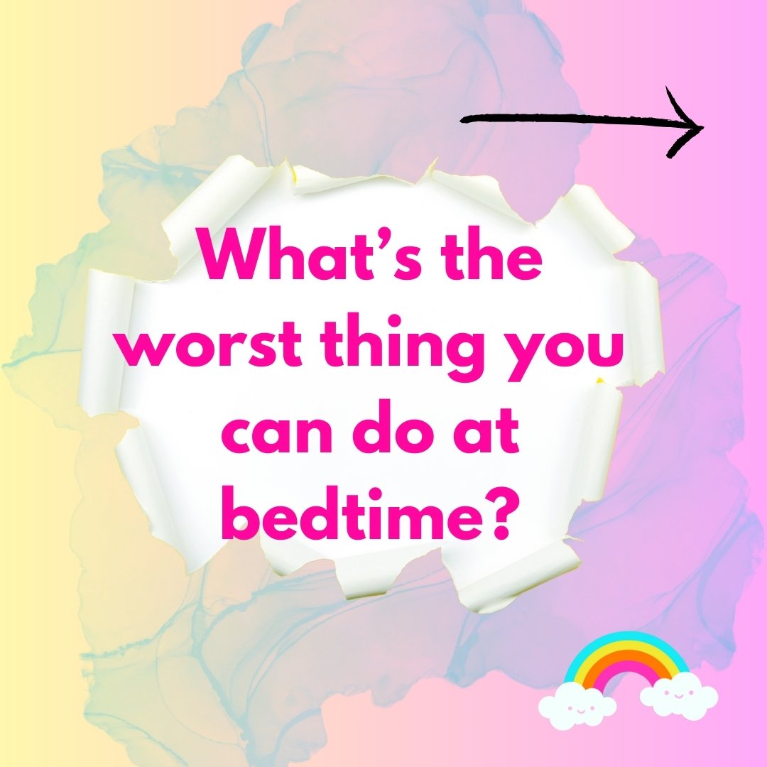 It doesn't matter how your baby falls asleep at bedtime, the worst thing you can do is rush your routine.

Make it calming, full of connection every single night.

Even if you've been out to dinner. 
Home late from work.
And you're worried they'll be
