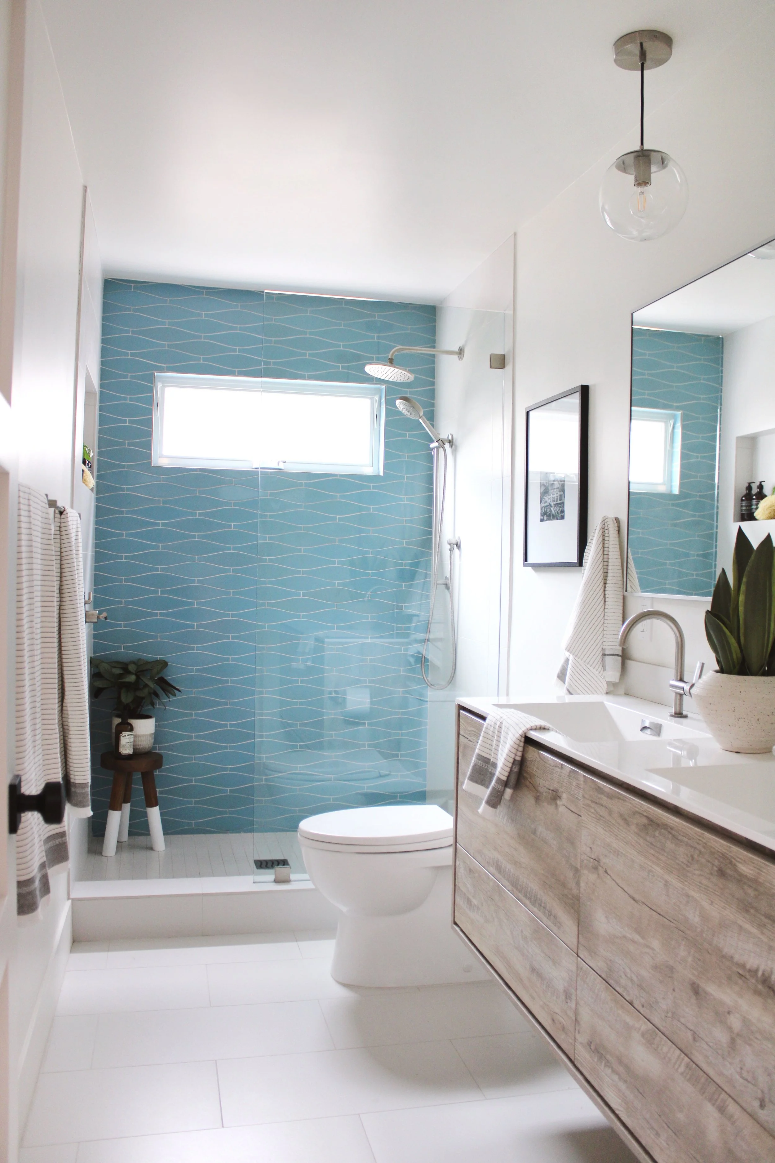 Modern guest bath remodel
