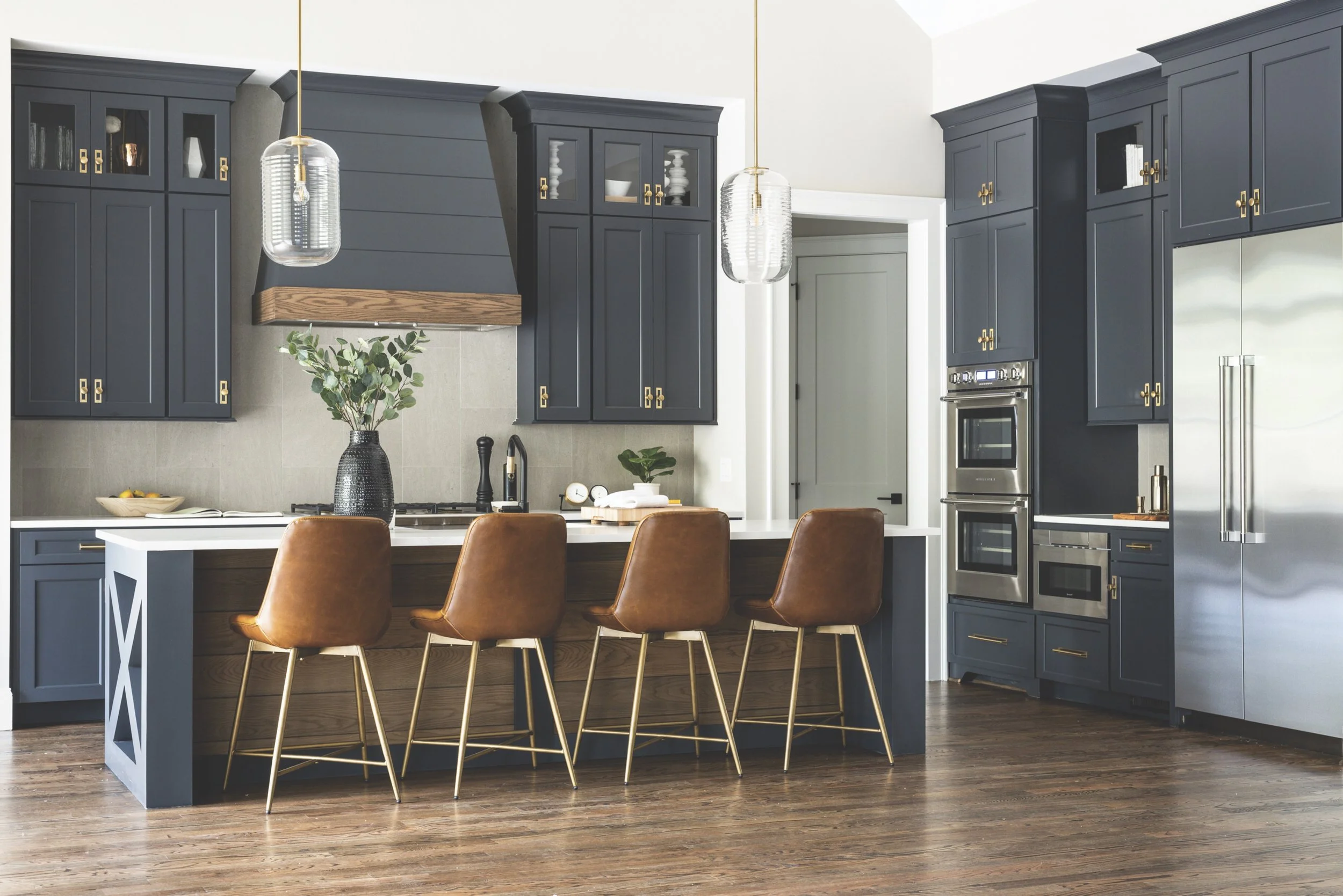 Modern Blue Kitchen