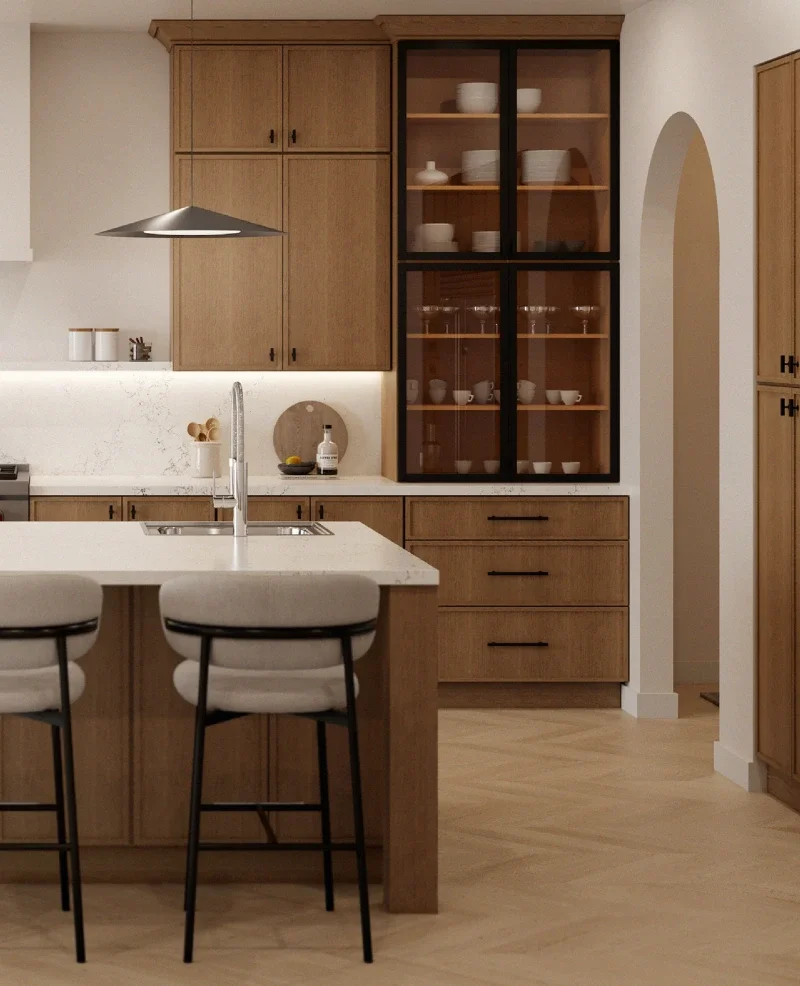 Modern Wood Kitchen Cabinetry