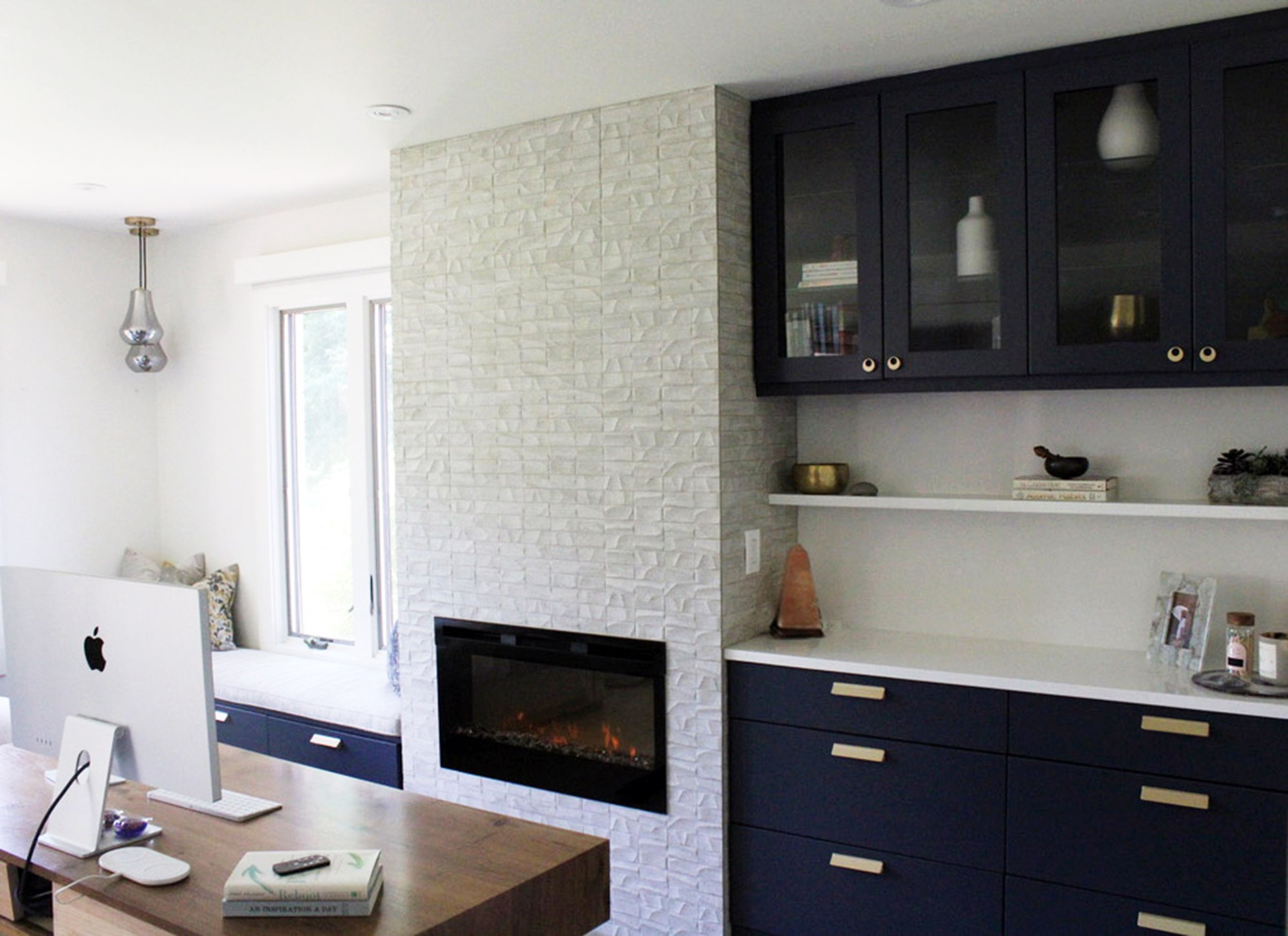Built-in home office cabinetry in Castle Pines