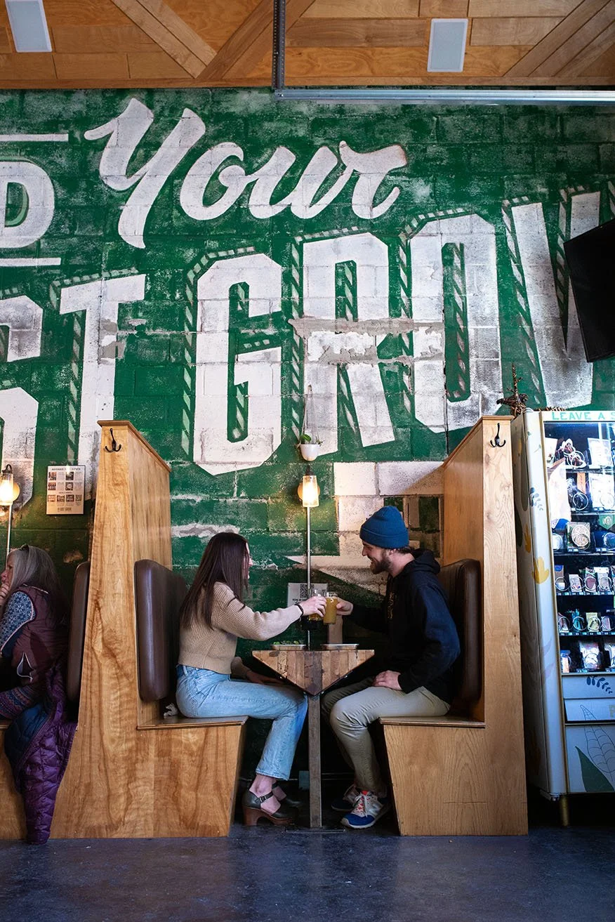 lost grove brewing boise idaho couple lifestyle photography dinner advertising vertical natural light.jpg