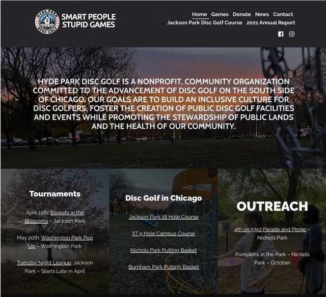 Disc Golf — Nichols Park Advisory Council