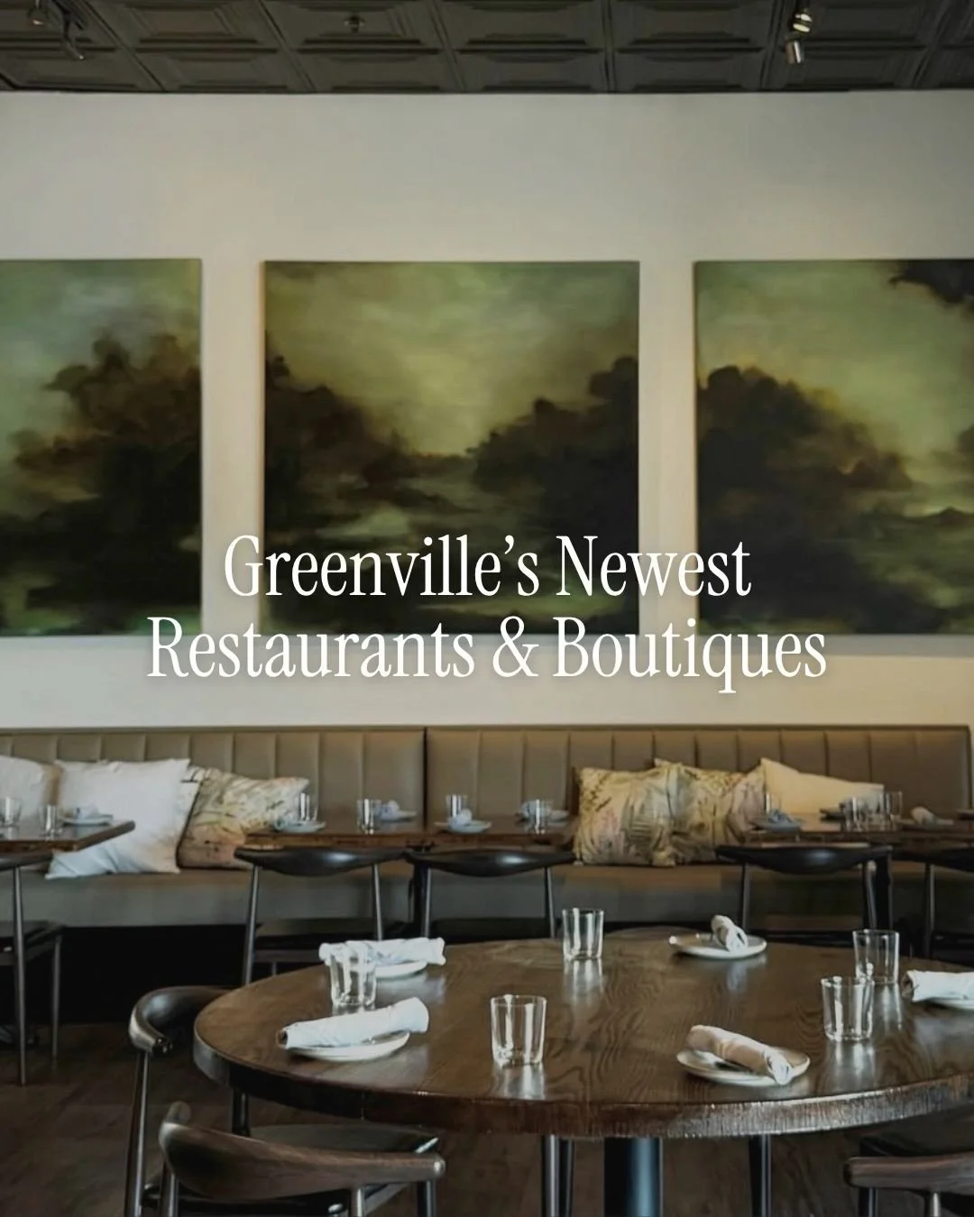 From special new dinner spots created with intention to boutiques full of treasures you didn&rsquo;t know you needed.

These are exactly the kind of places that make people fall in love with this city and stay awhile:

@enlo.restaurant 
Open Tuesday 