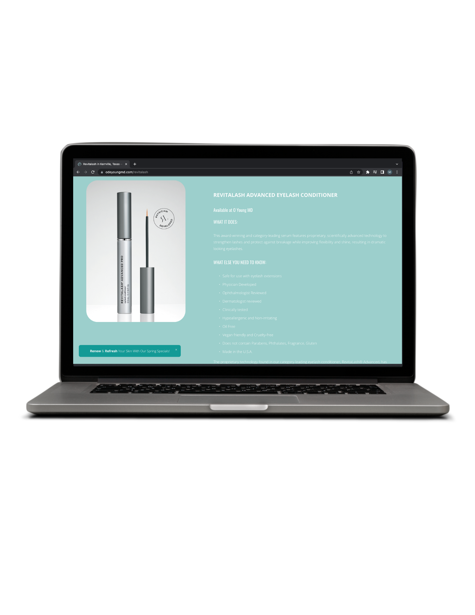 Product Page - Marketing Agency - Medical Aesthetics