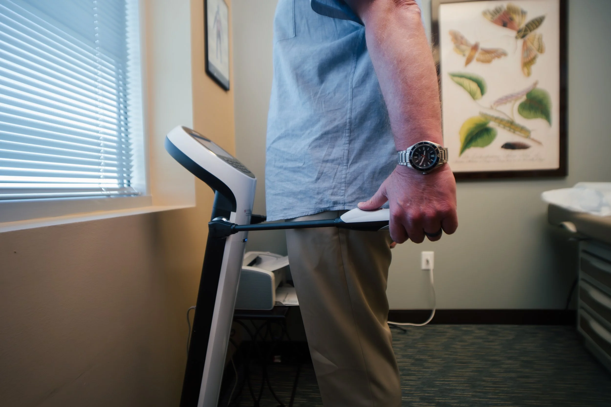 Healthcare photography highlighting advanced testing and diagnostics in functional medicine clinic