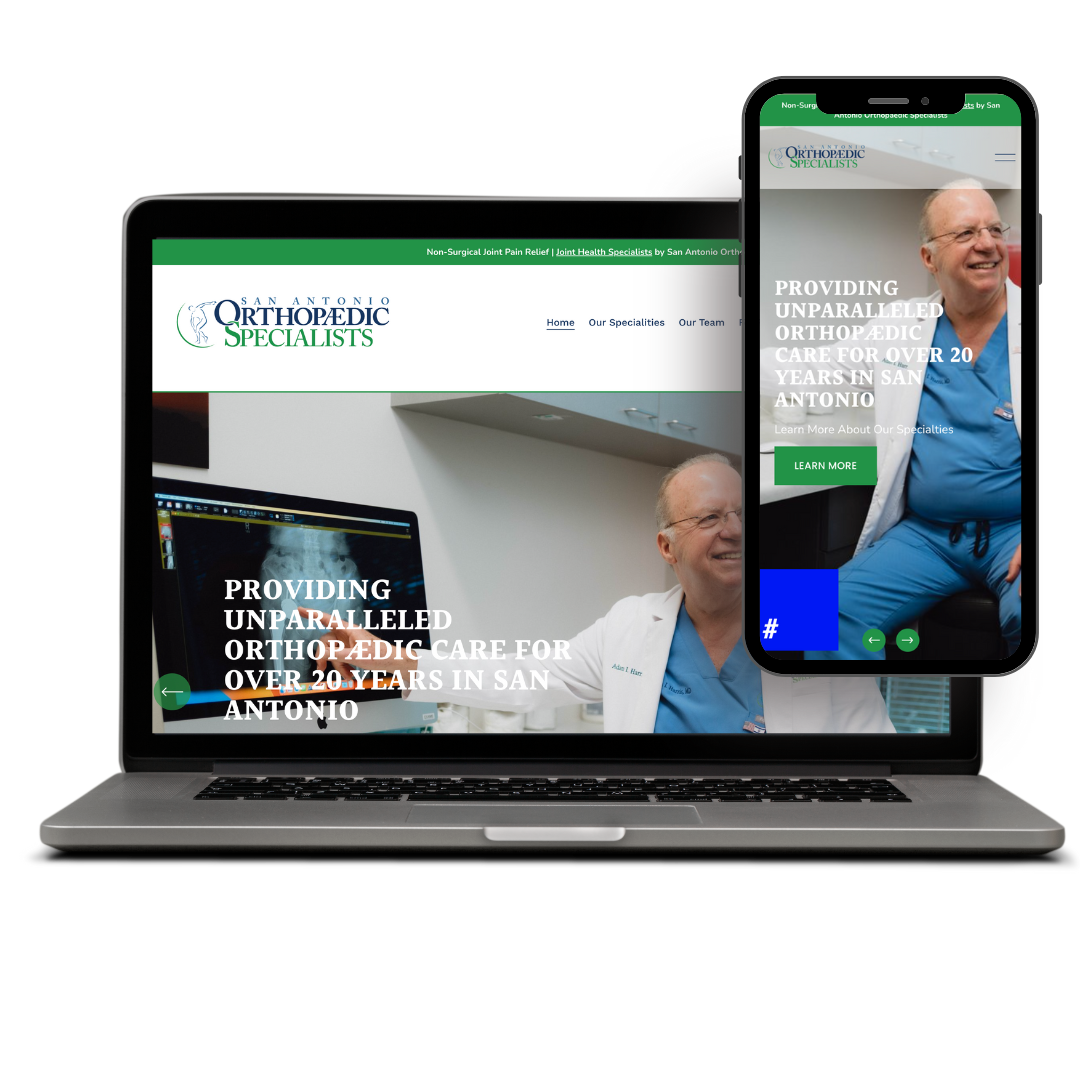 San Antonio Orthopaedic Specialists Website Designer
