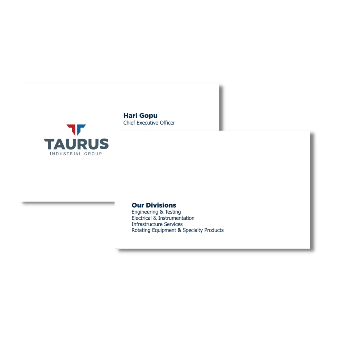 Industrial Company Business Cards