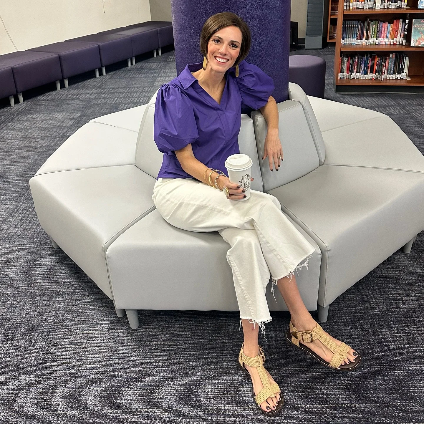 If Mrs. Morris has been in education for 14 years, works with all 5 STAAR tested subjects, and consumes at least 2 cups of coffee a day, how many years until she can retire? Make sure you show your work.